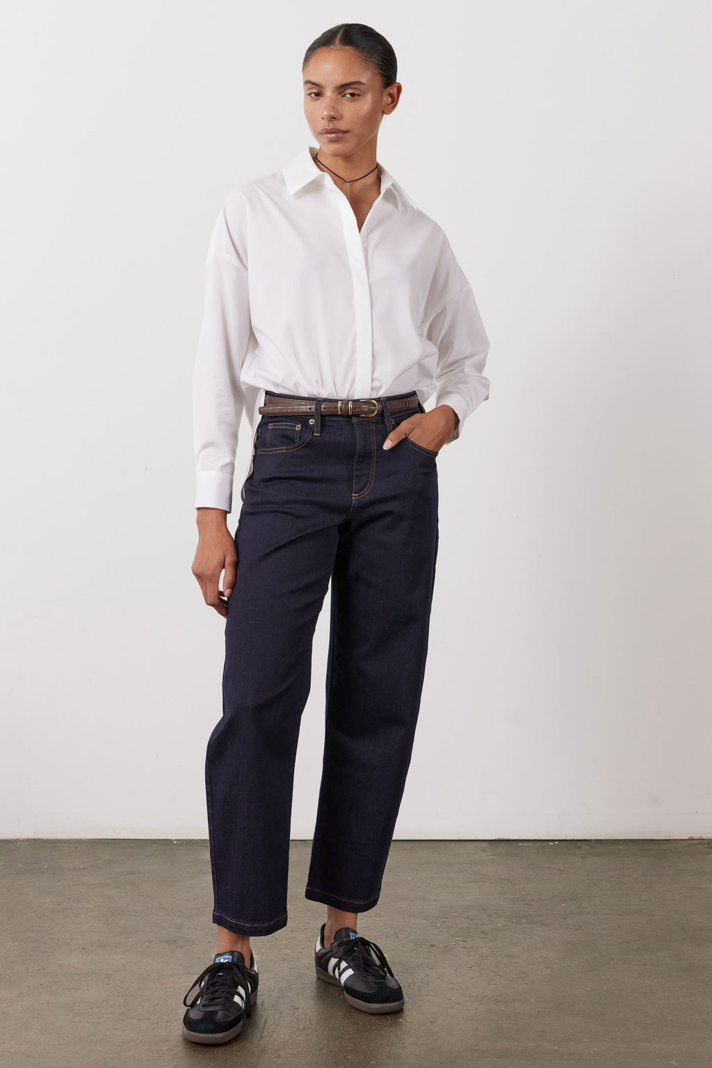 The Classic Barrel Leg Jeans
