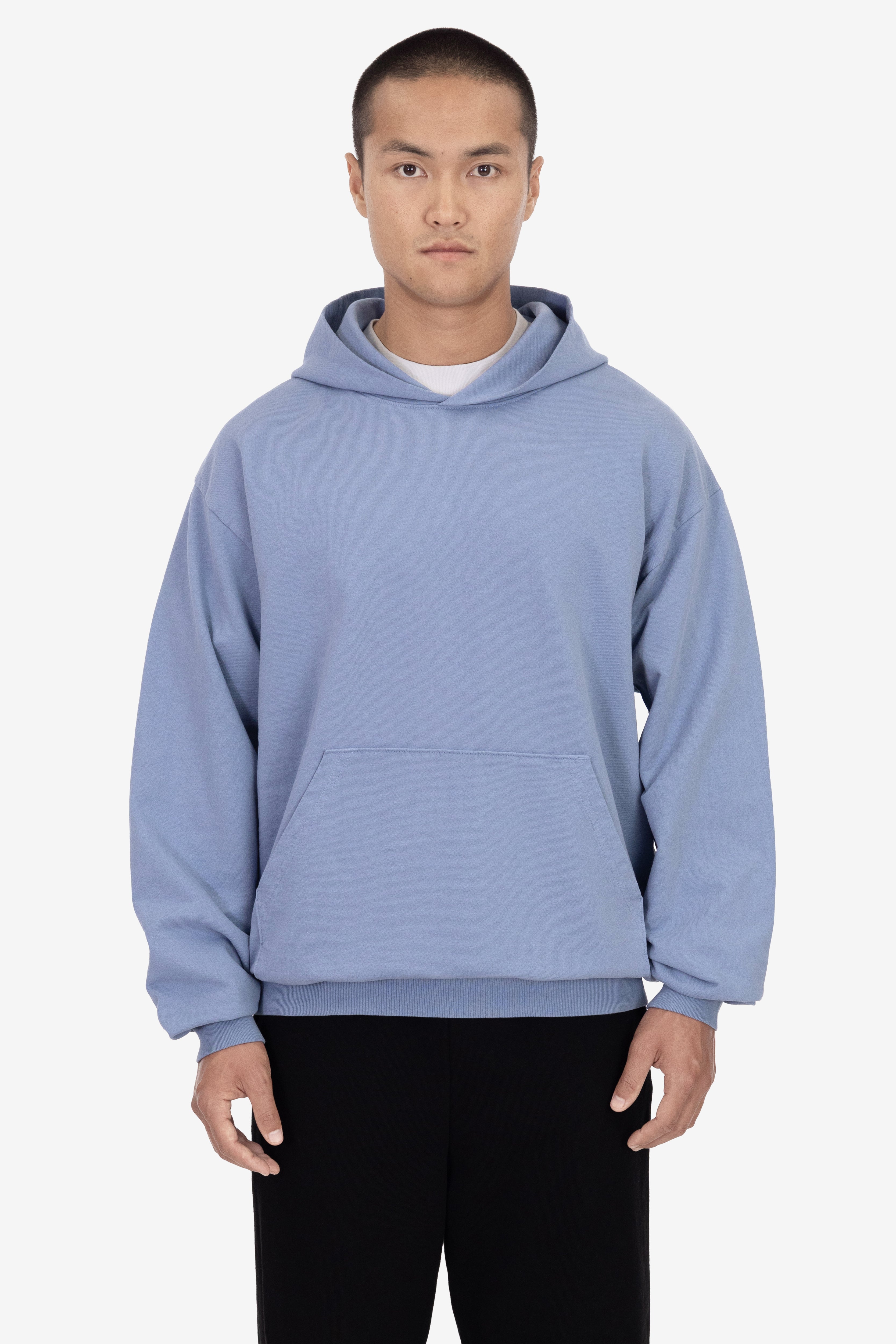 MWT09GD - Long Sleeve Garment Dye French Terry Pullover Hoodie