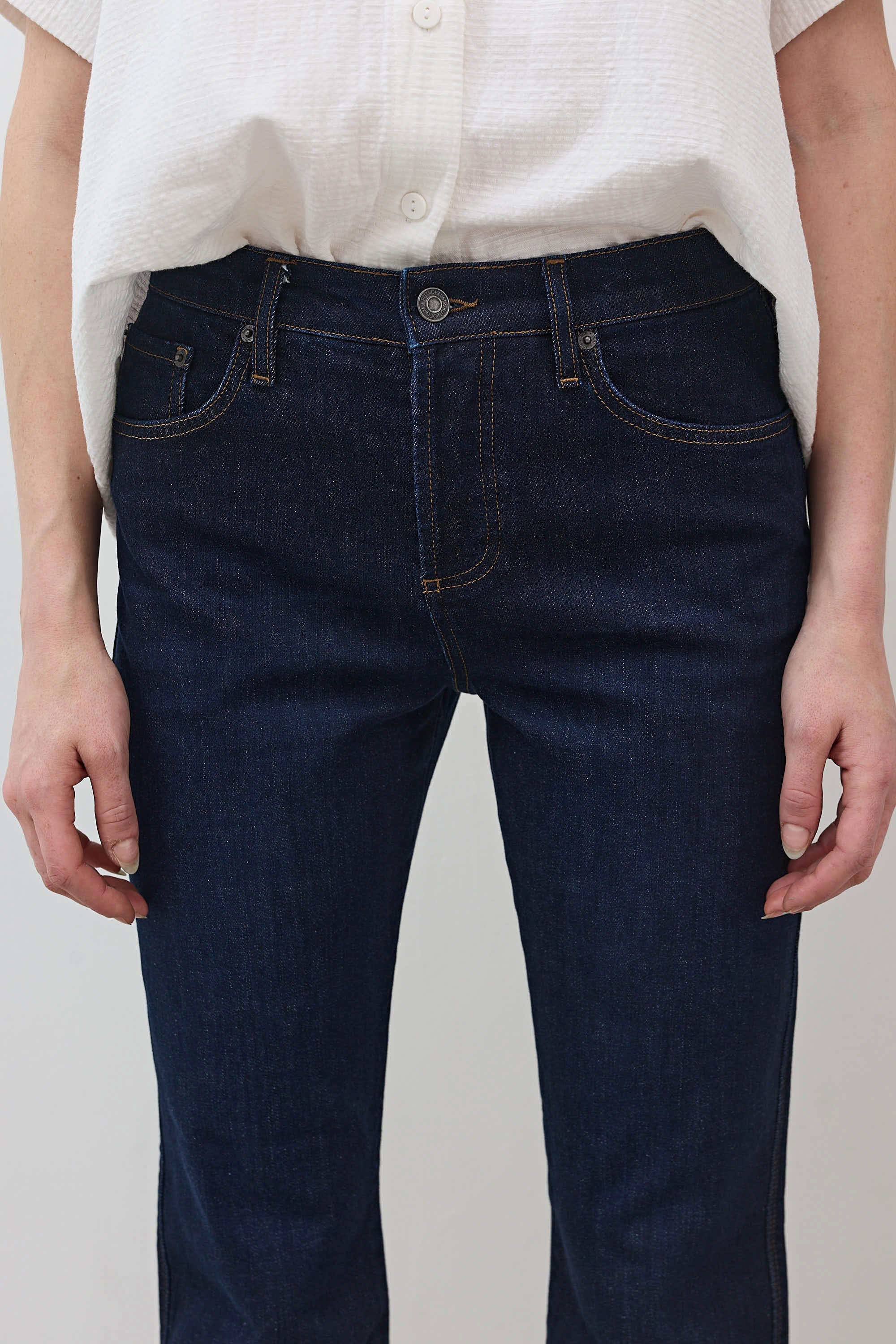The Crop Mid-Rise Straight Jeans
