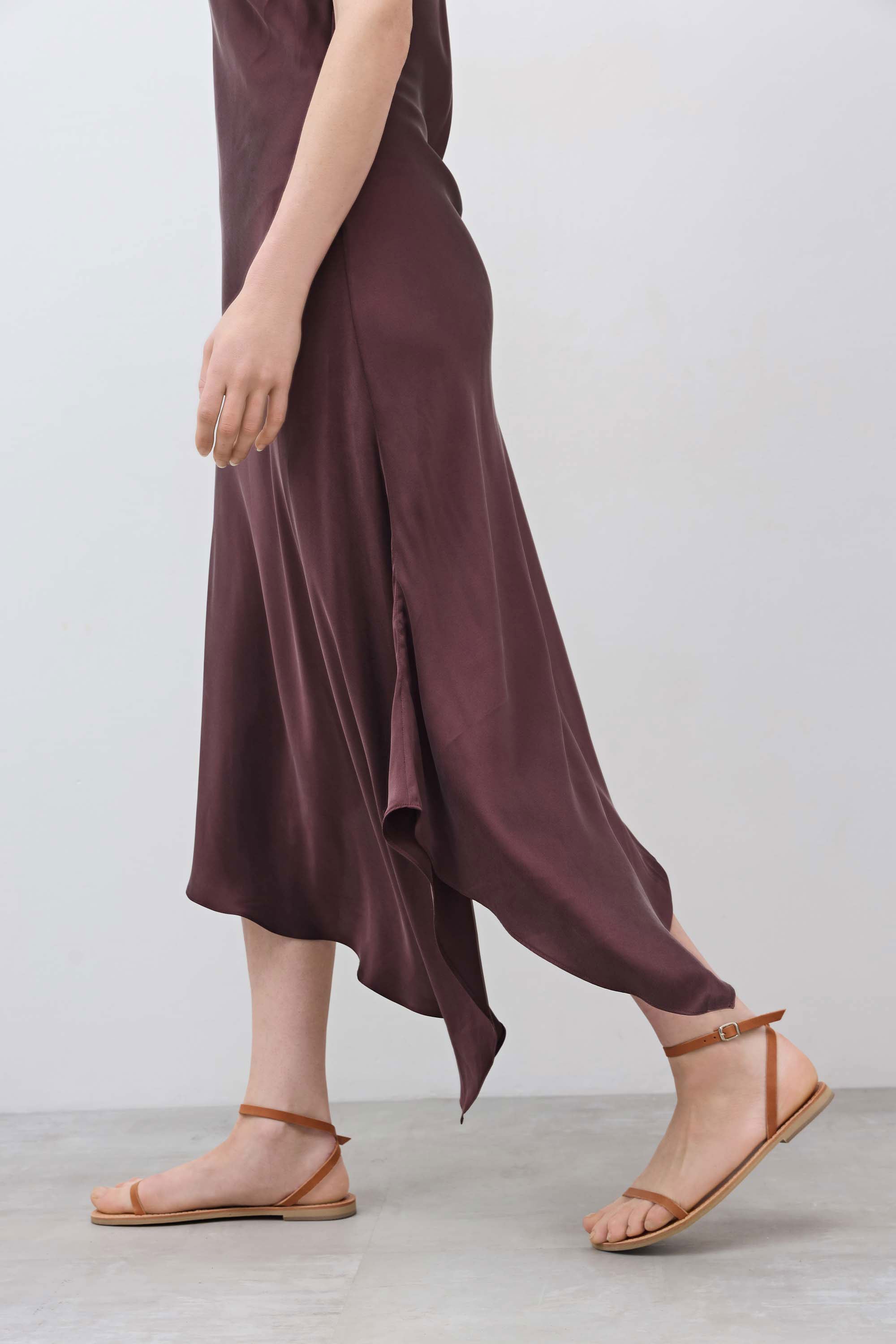 Cut on Bias Silk Dress