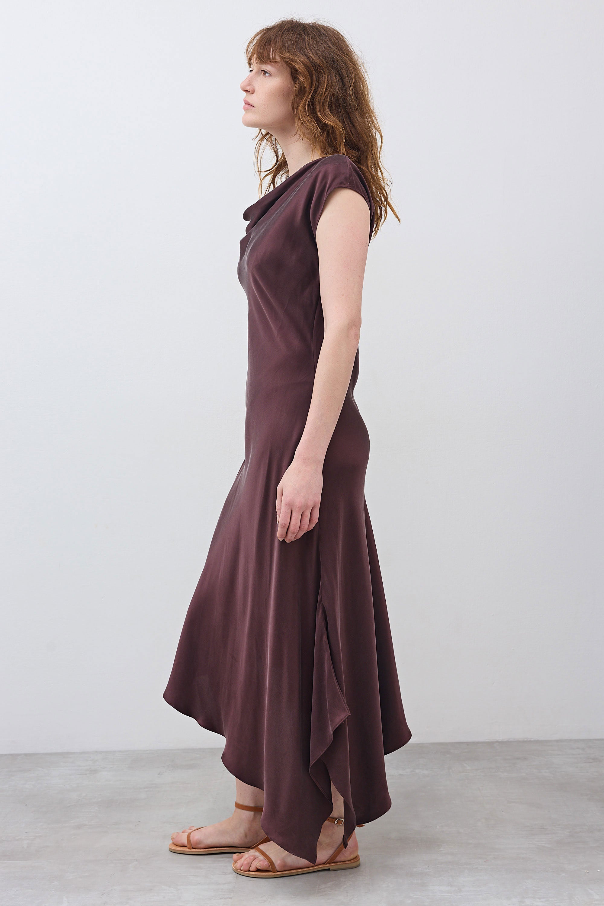 Cut on Bias Silk Dress