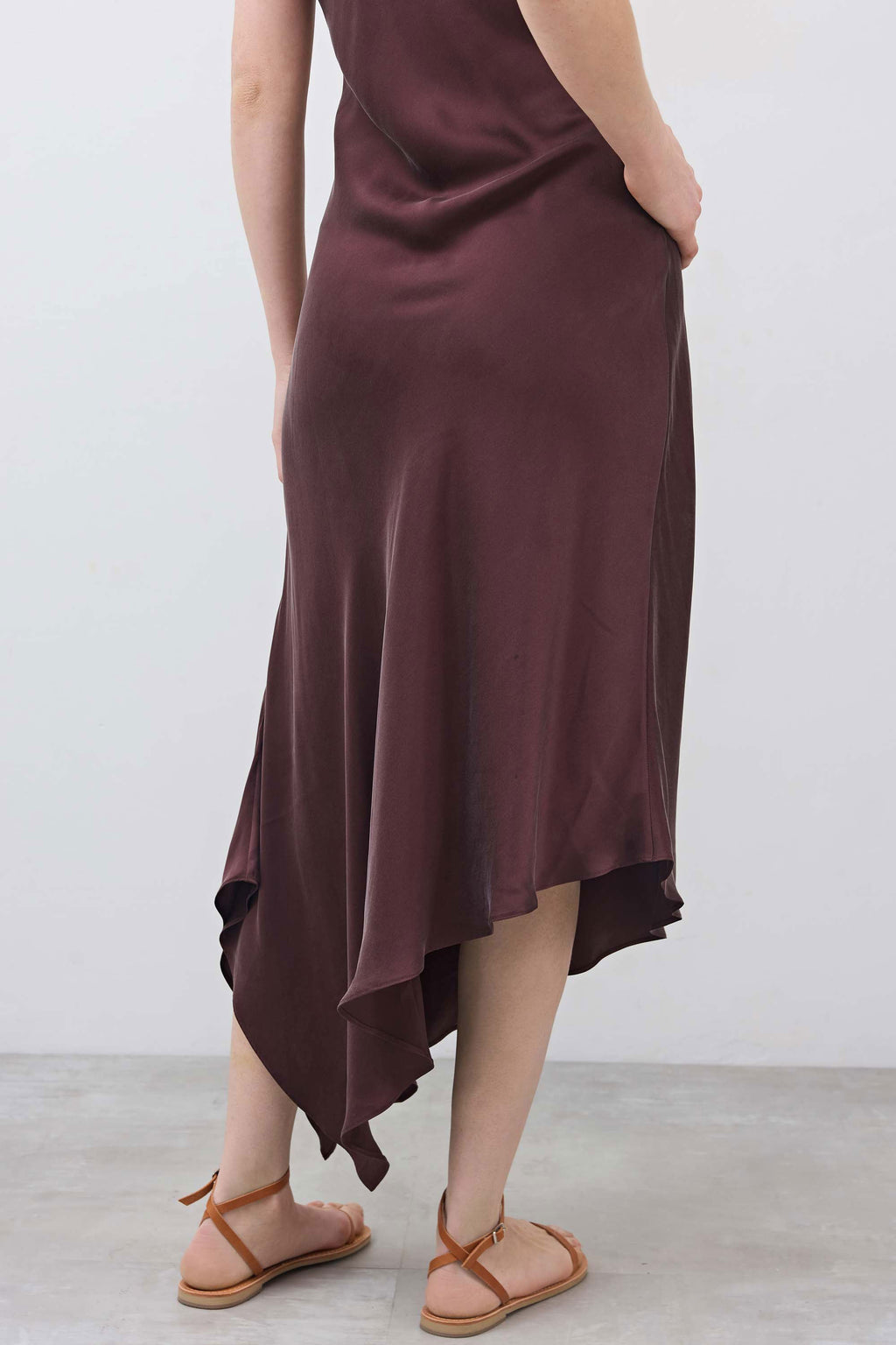 Cut on Bias Silk Dress