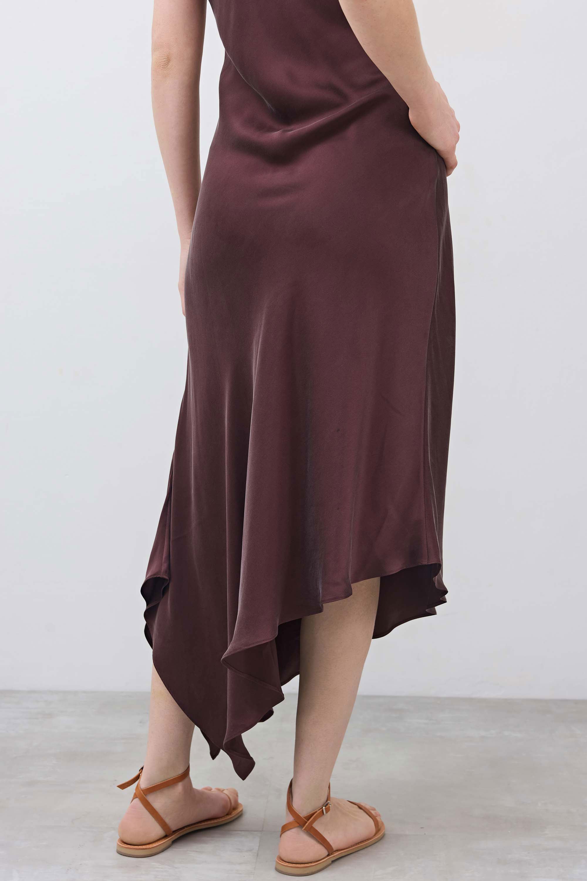 Cut on Bias Silk Dress