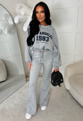 Easy Does It Grey Los Angeles Lounge Co-Ord Set