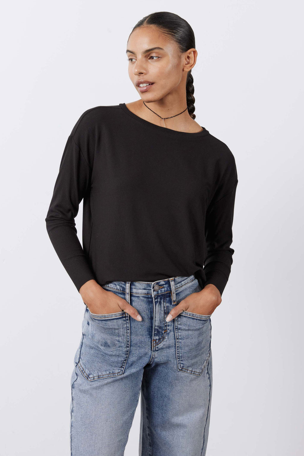 Essential Top With Buttons In The Back