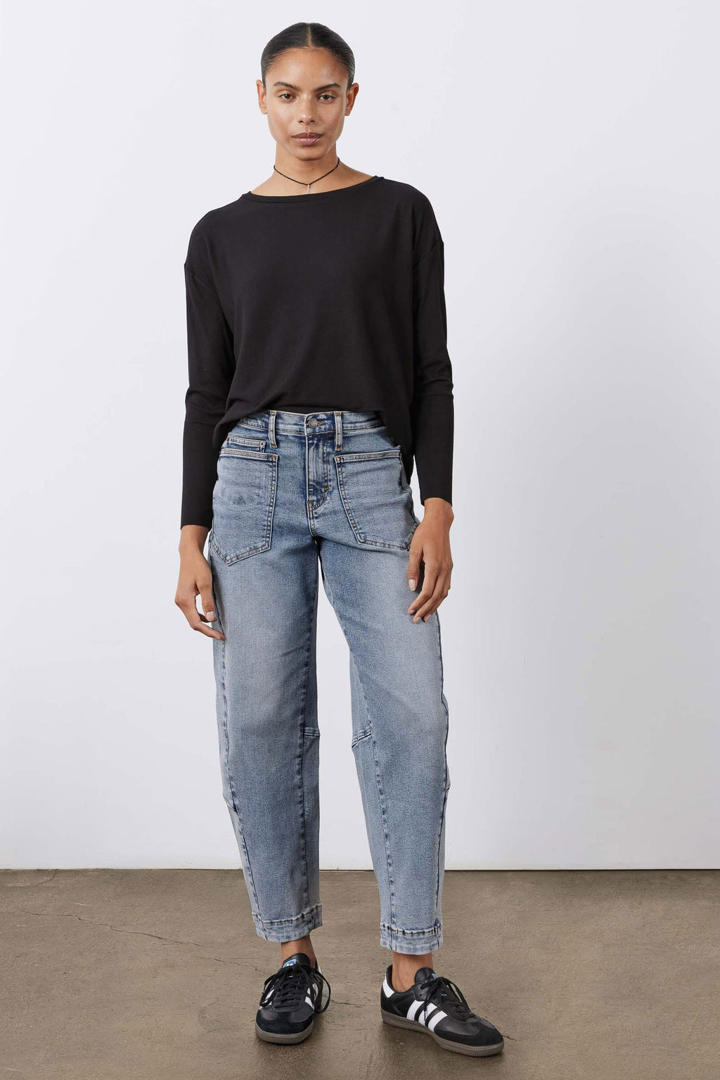 Essential Top With Buttons In The Back