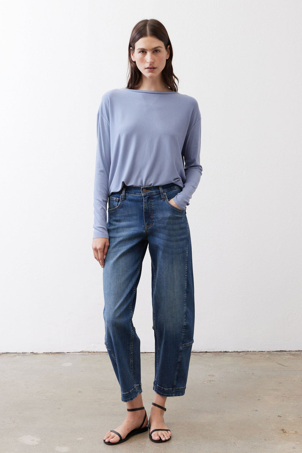Essential Top With Buttons In The Back