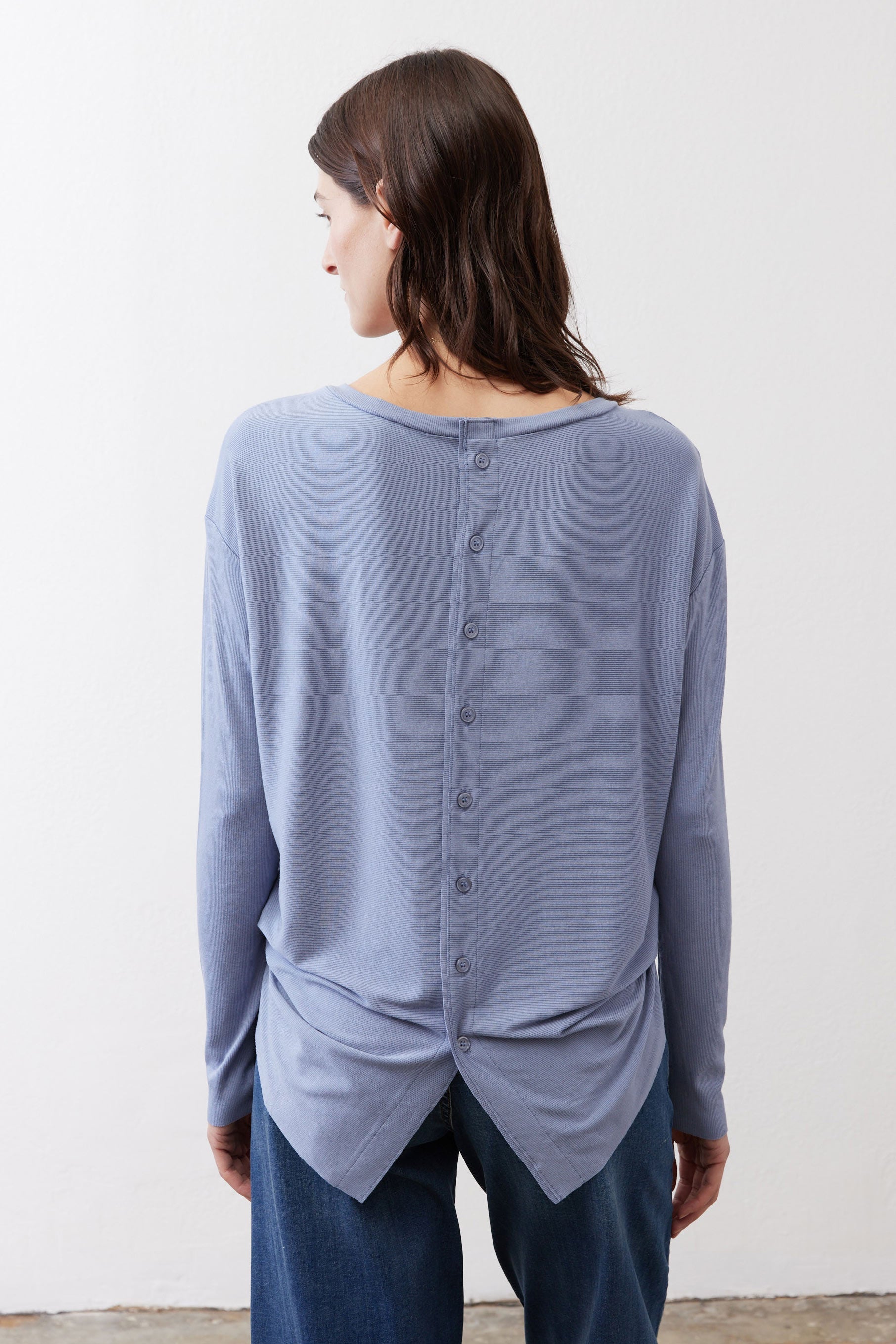 Essential Top With Buttons In The Back