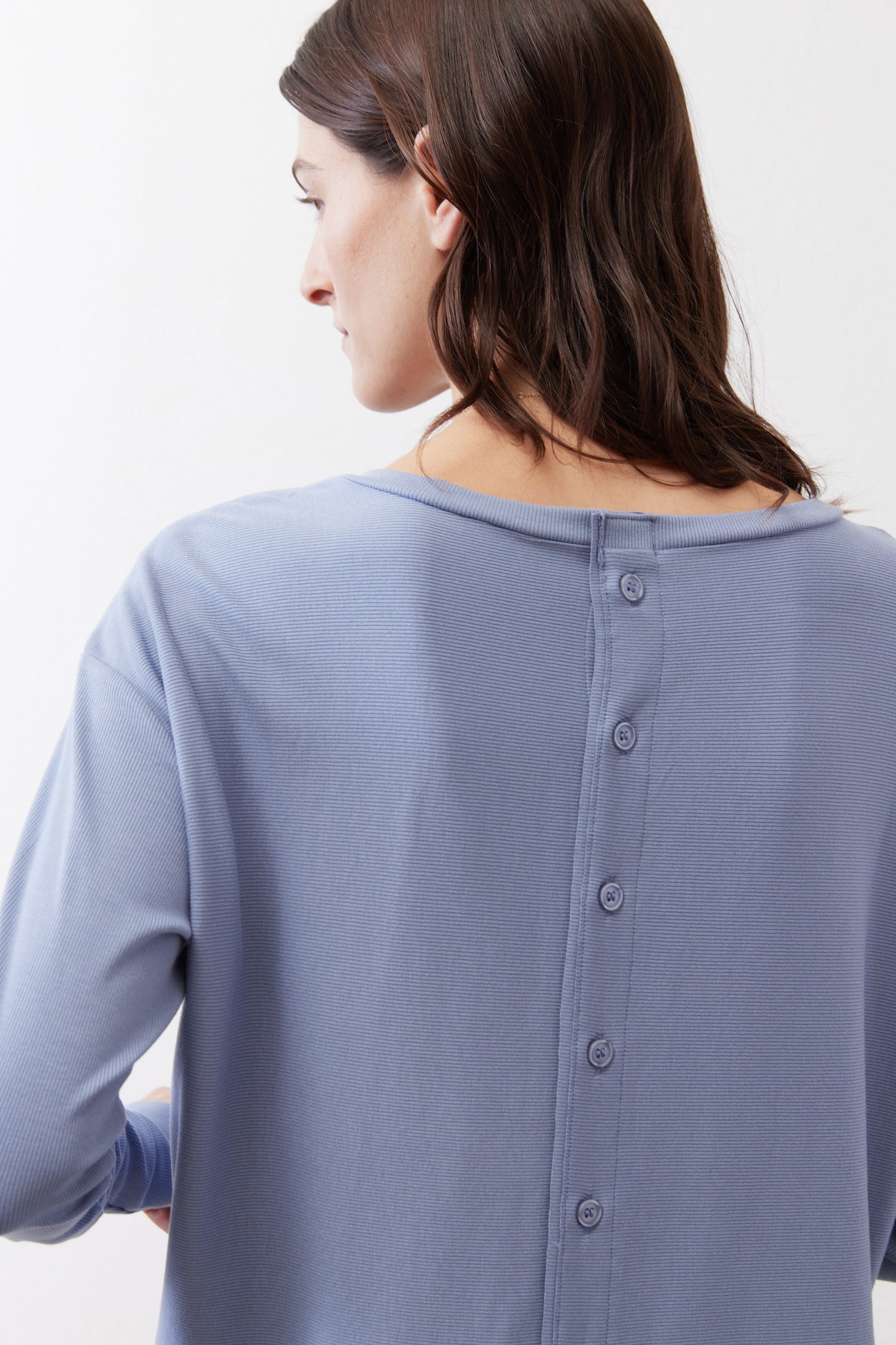 Essential Top With Buttons In The Back