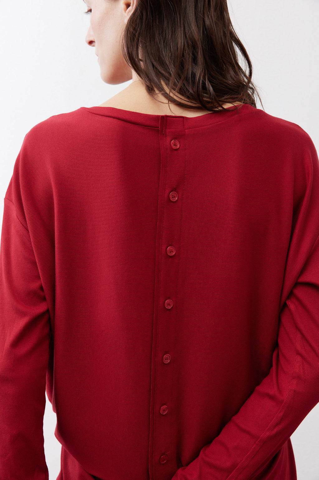 Essential Top With Buttons In The Back