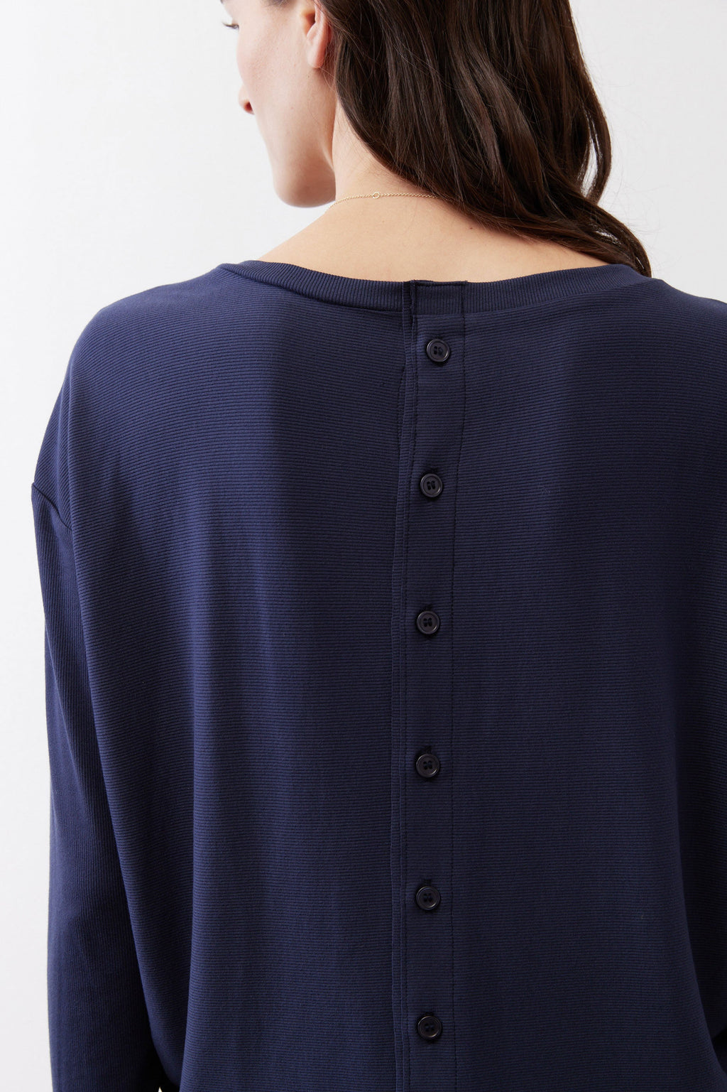 Essential Top With Buttons In The Back