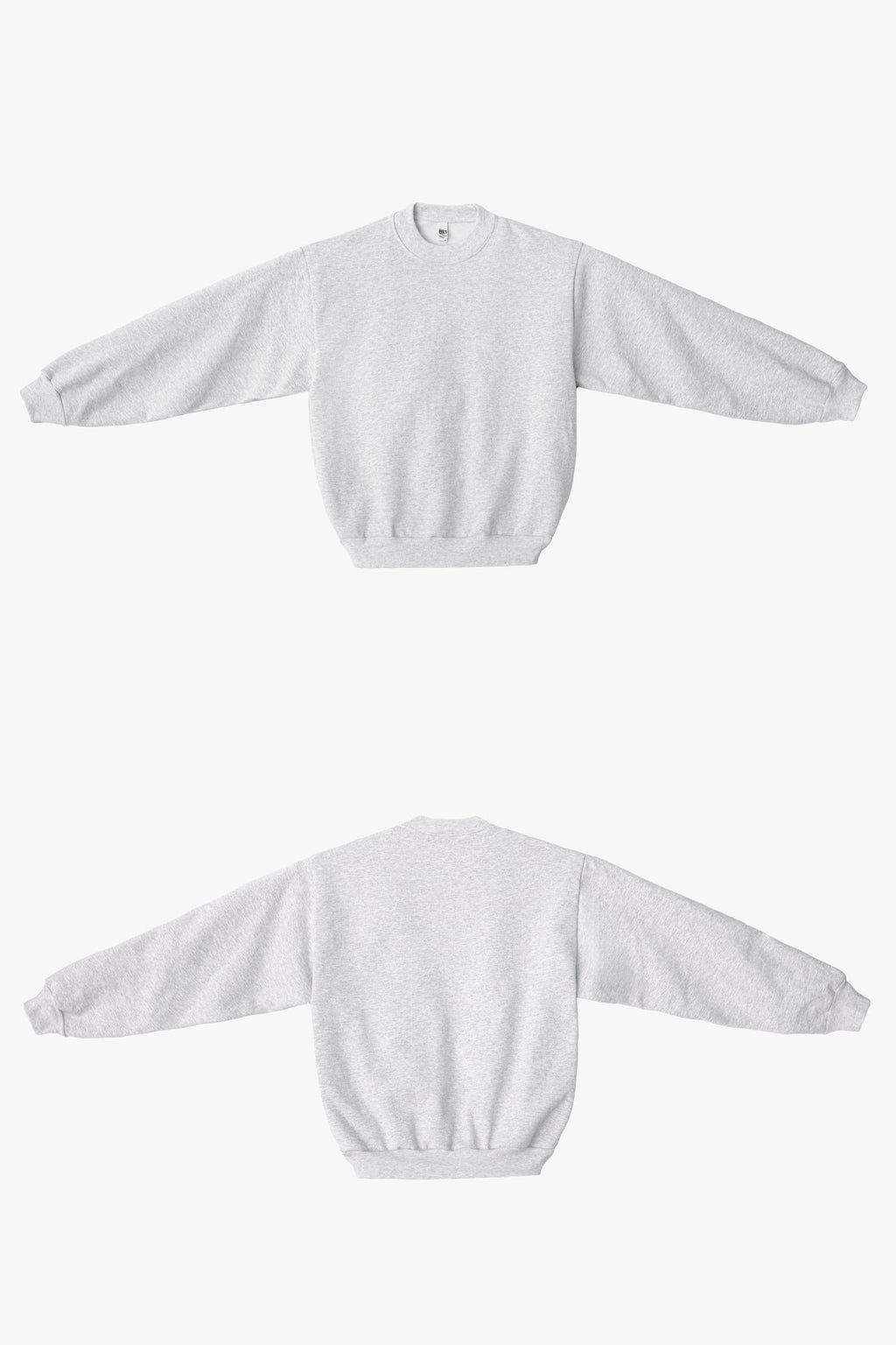 HF07 - Heavy Fleece Crewneck Sweatshirt (Piece Dye)