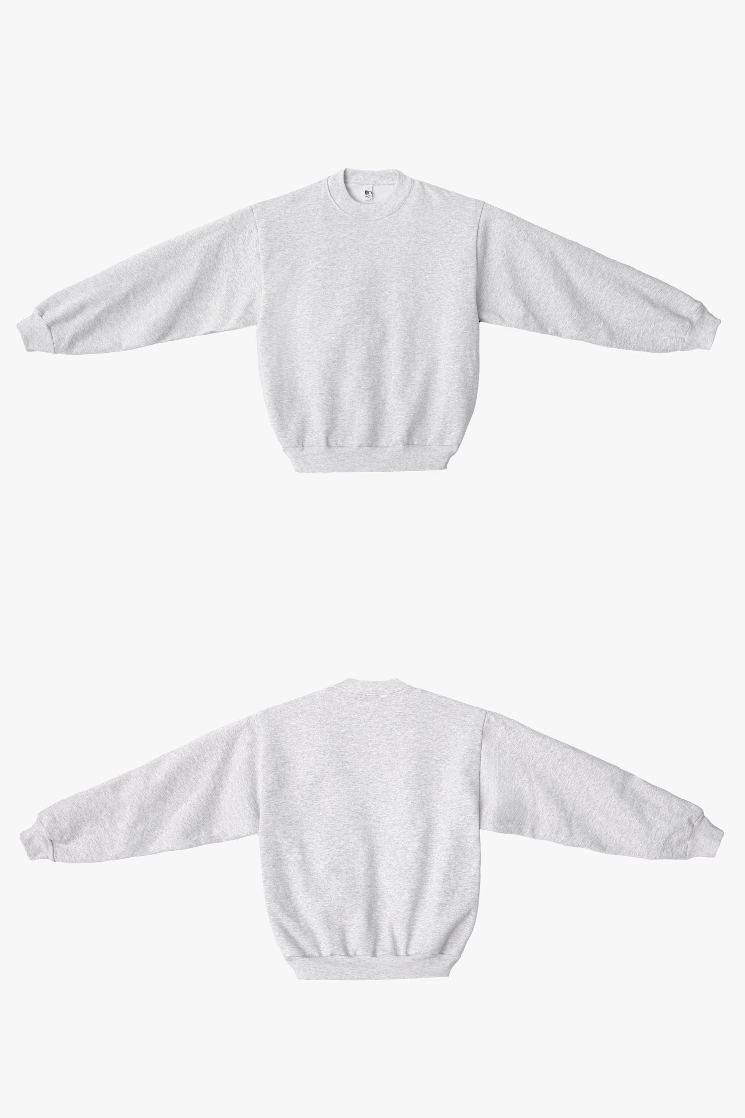 HF07 - Heavy Fleece Crewneck Sweatshirt (Piece Dye)