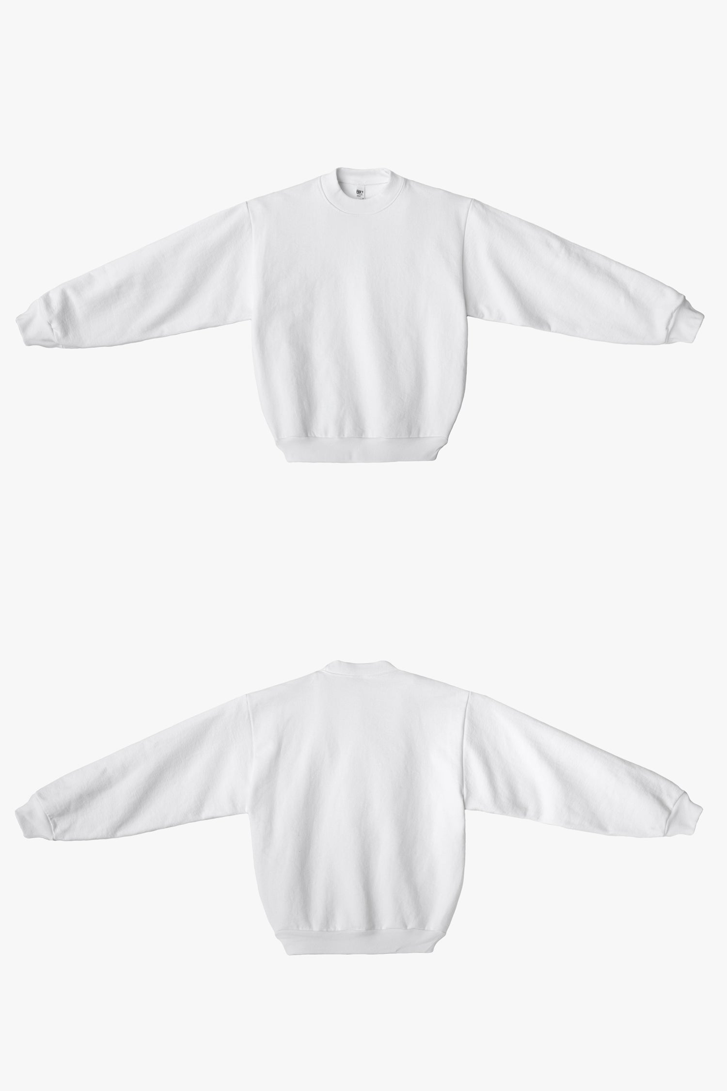 HF07 - Heavy Fleece Crewneck Sweatshirt (Piece Dye)