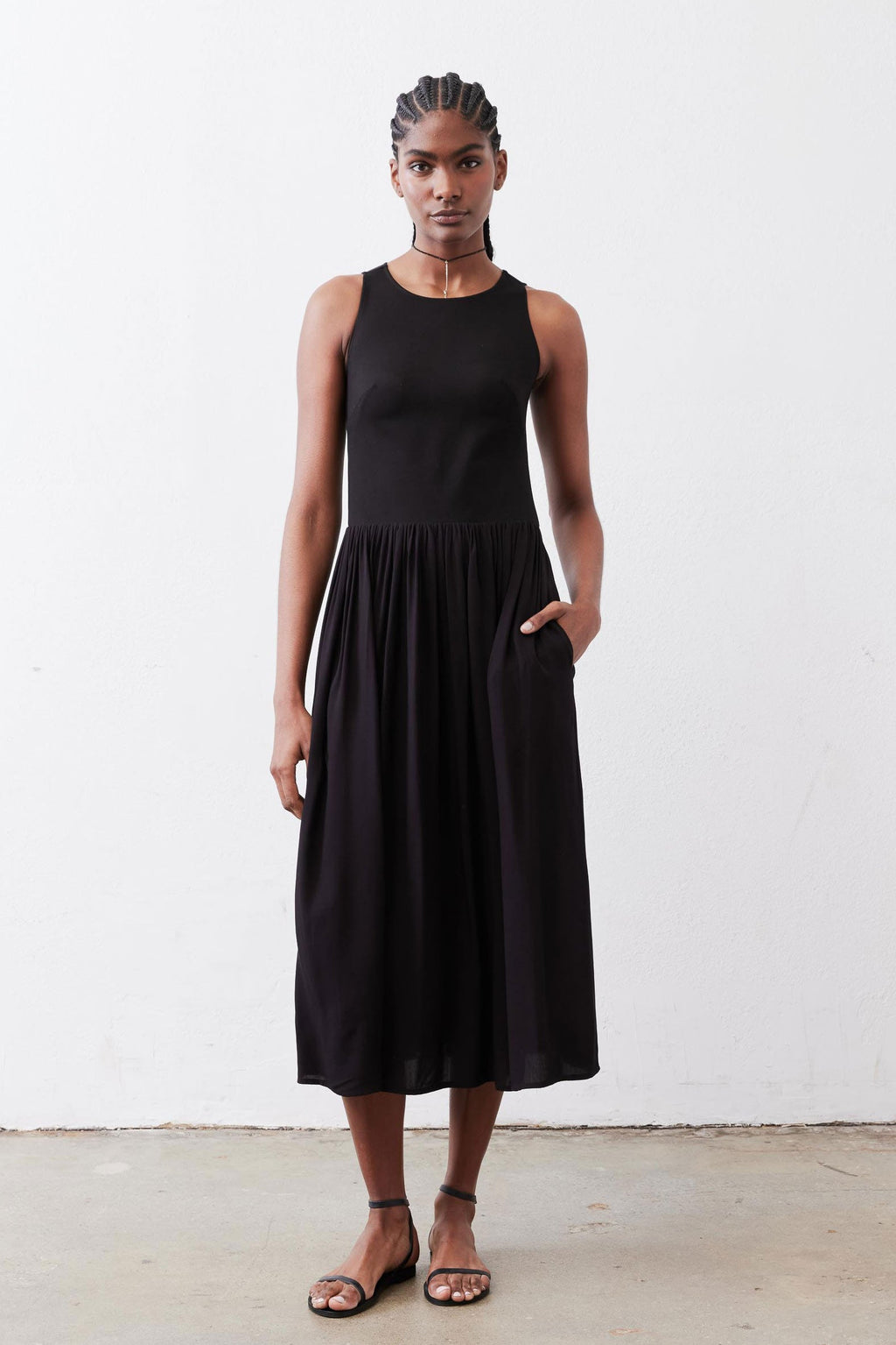 High Neck Tank Dress