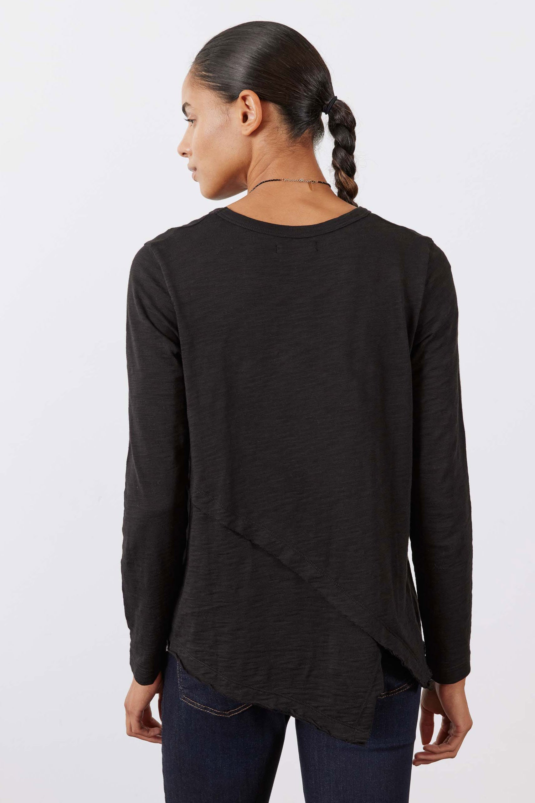Inner Glow Asymmetric Long Sleeve Top