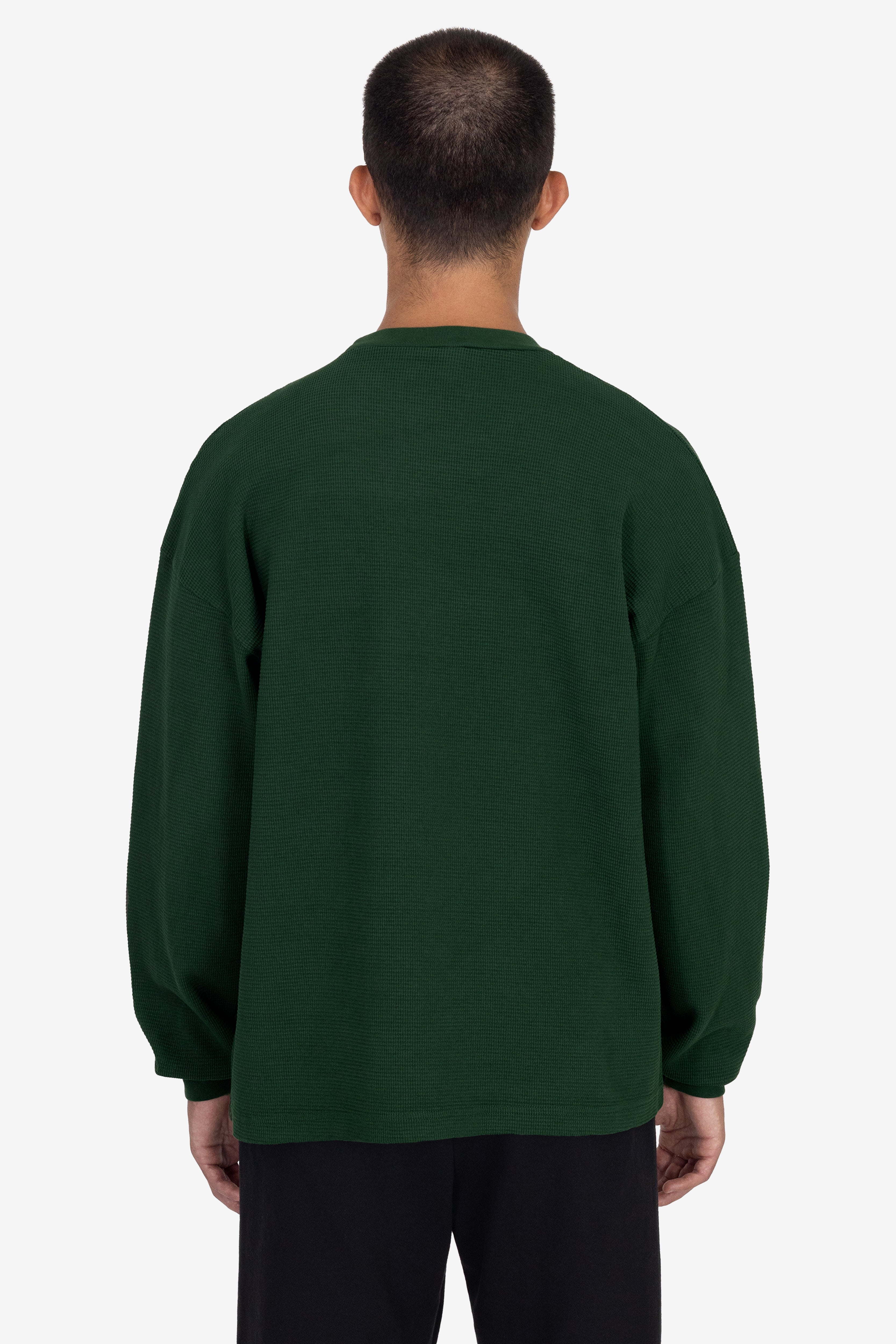 TX407GD Mix - Long Sleeve Heavy Thermal Crew Neck