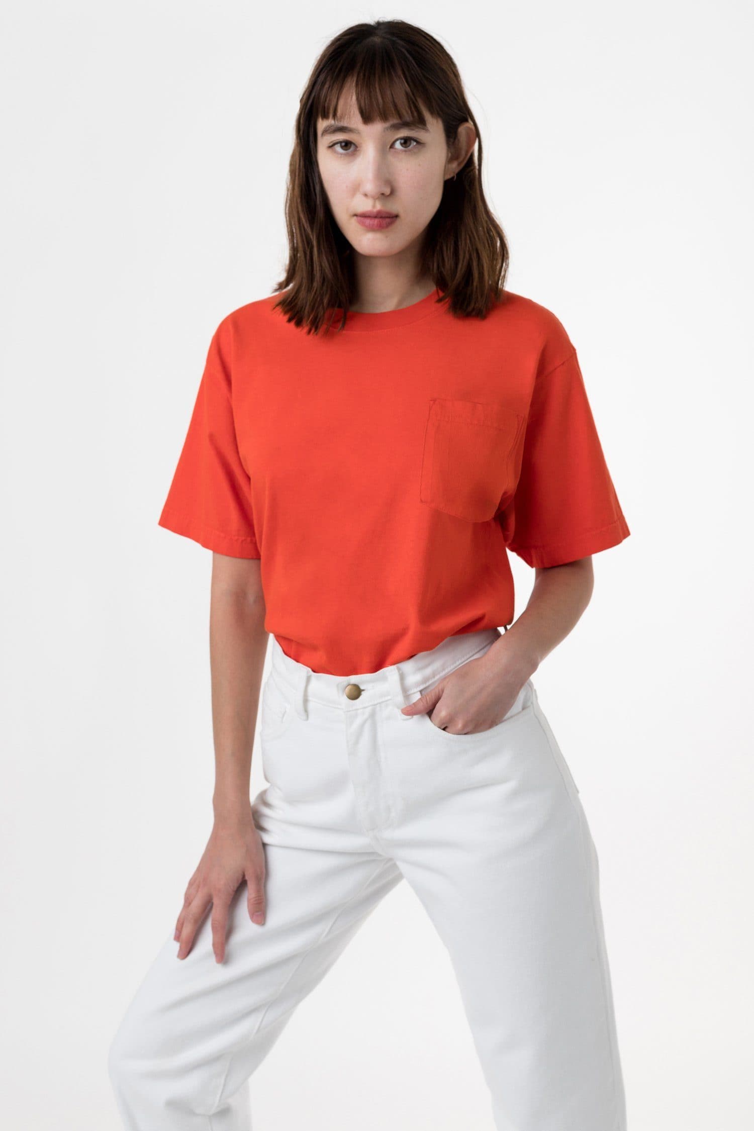1809GD Unisex - Short Sleeve Garment Dye Pocket T-Shirt