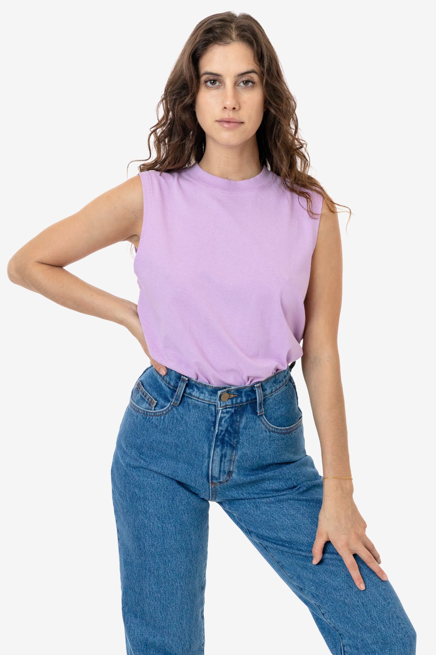 2865GD - Women's Garment Dye Muscle Tank