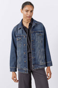Long Line Denim Jacket