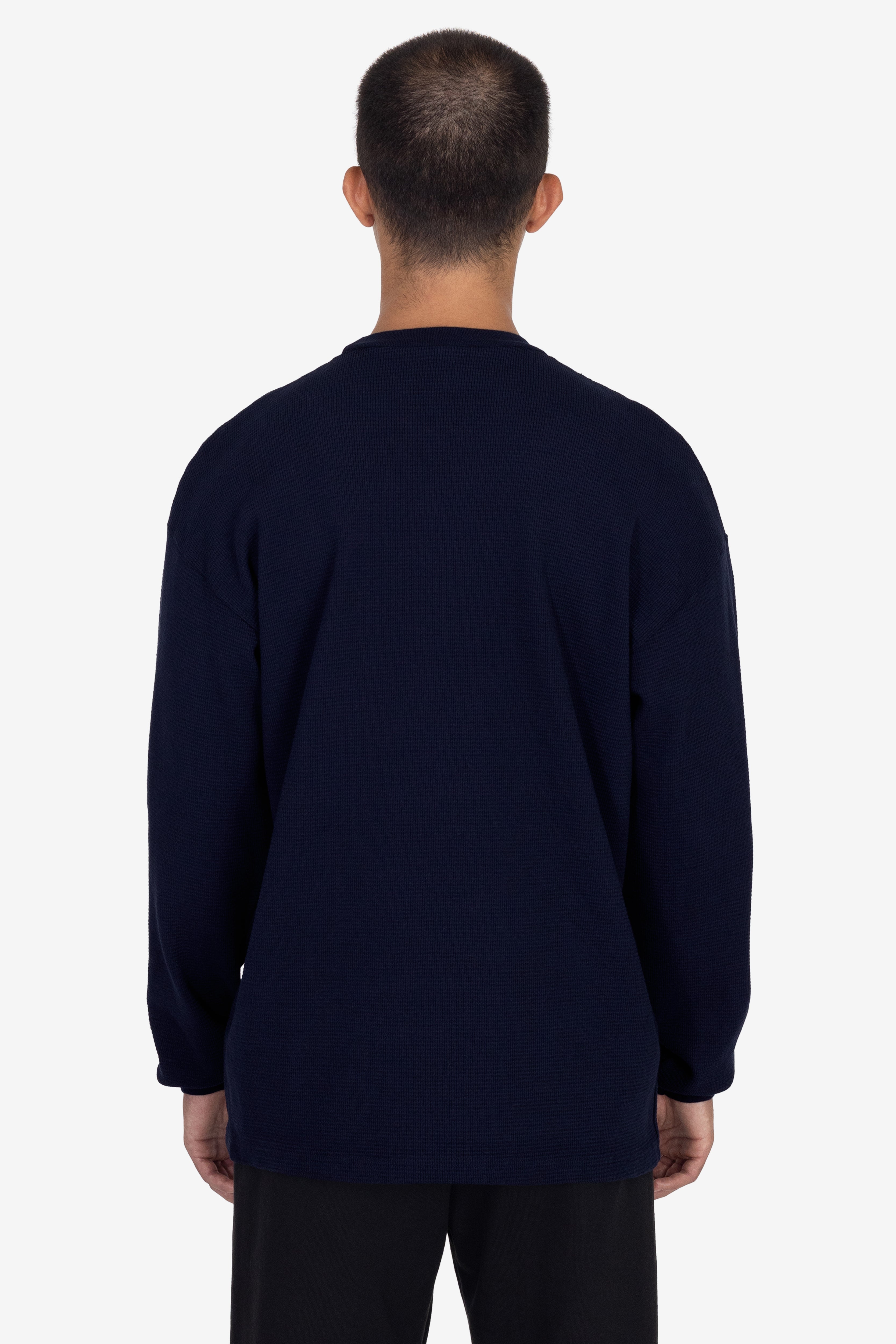 TX407GD Mix - Long Sleeve Heavy Thermal Crew Neck