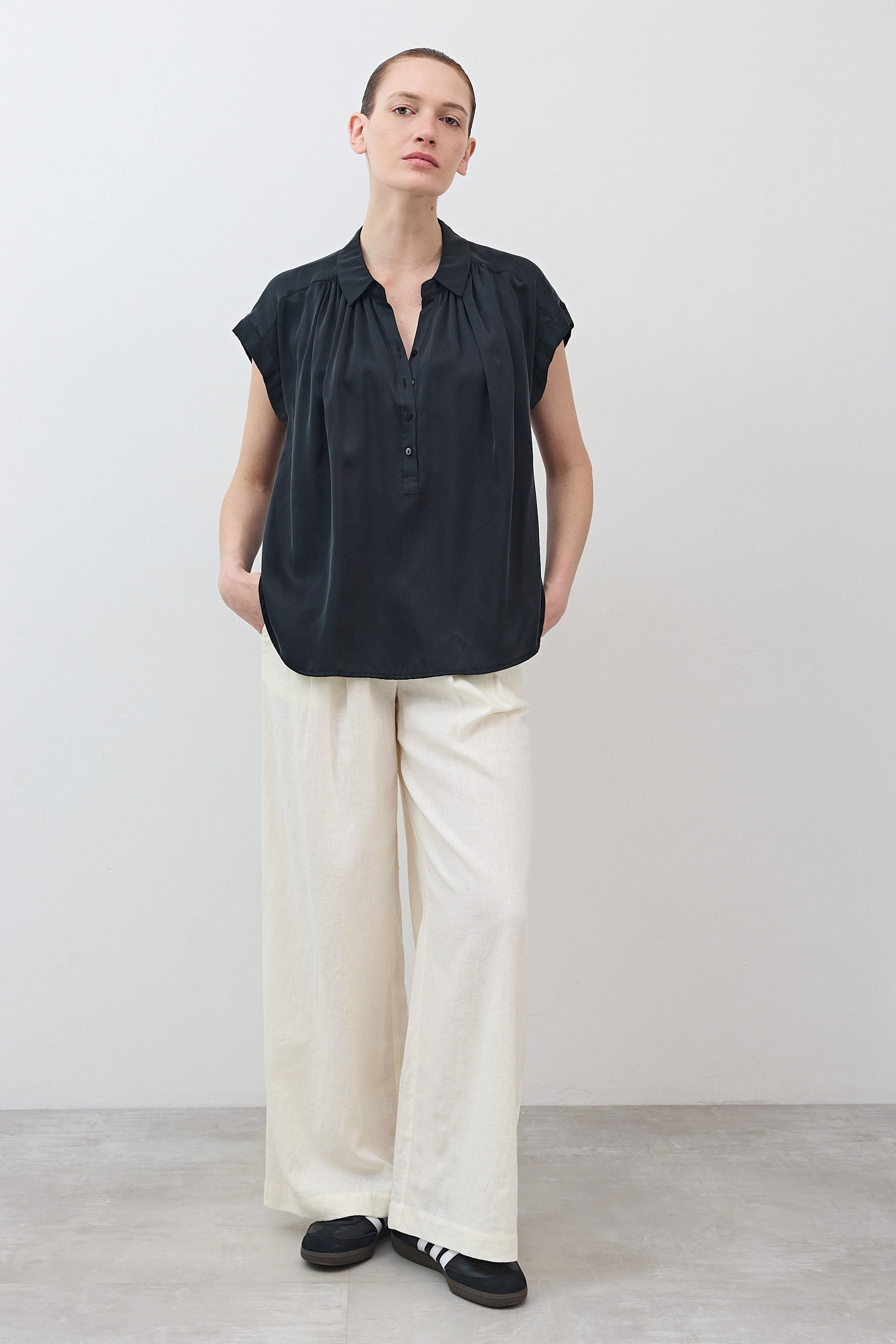 The Nonchalant Oversized Silk Blouse
