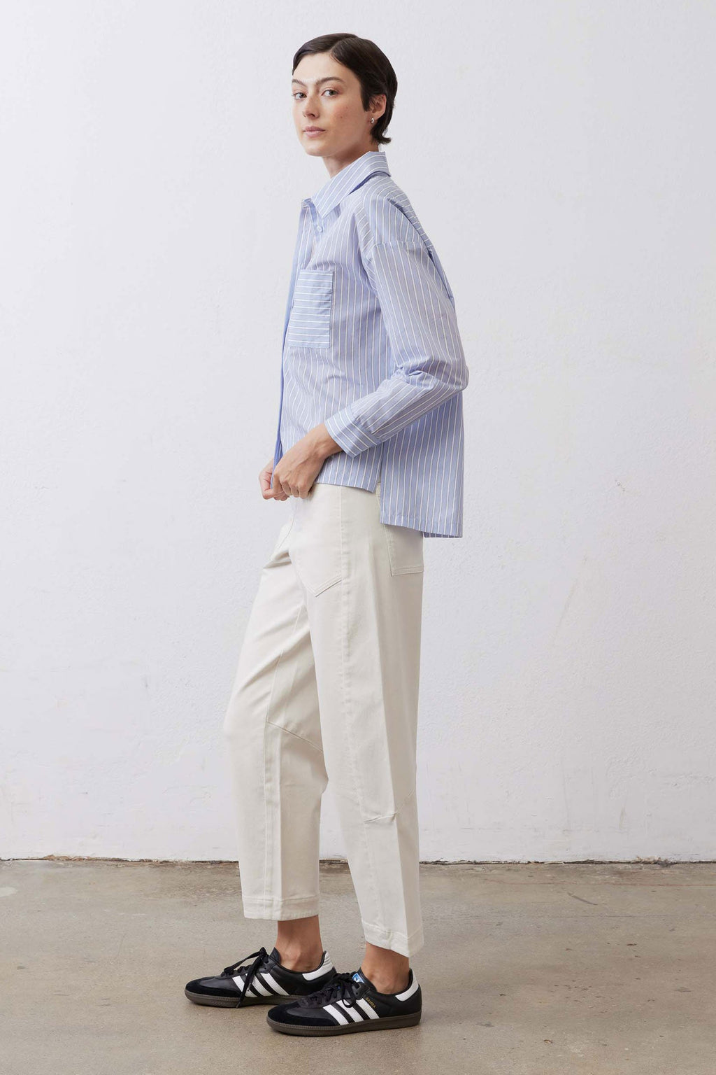 The Oversized Long Sleeve Button Down