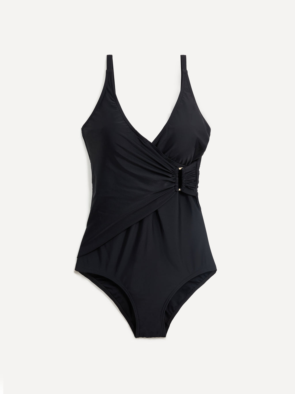 Paloma Linzi Swim Black Wrap Swimsuit