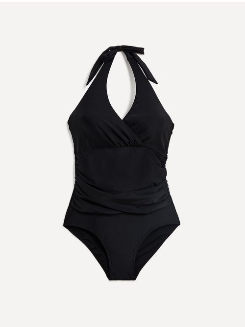 Paros Black Halterneck Swimsuit