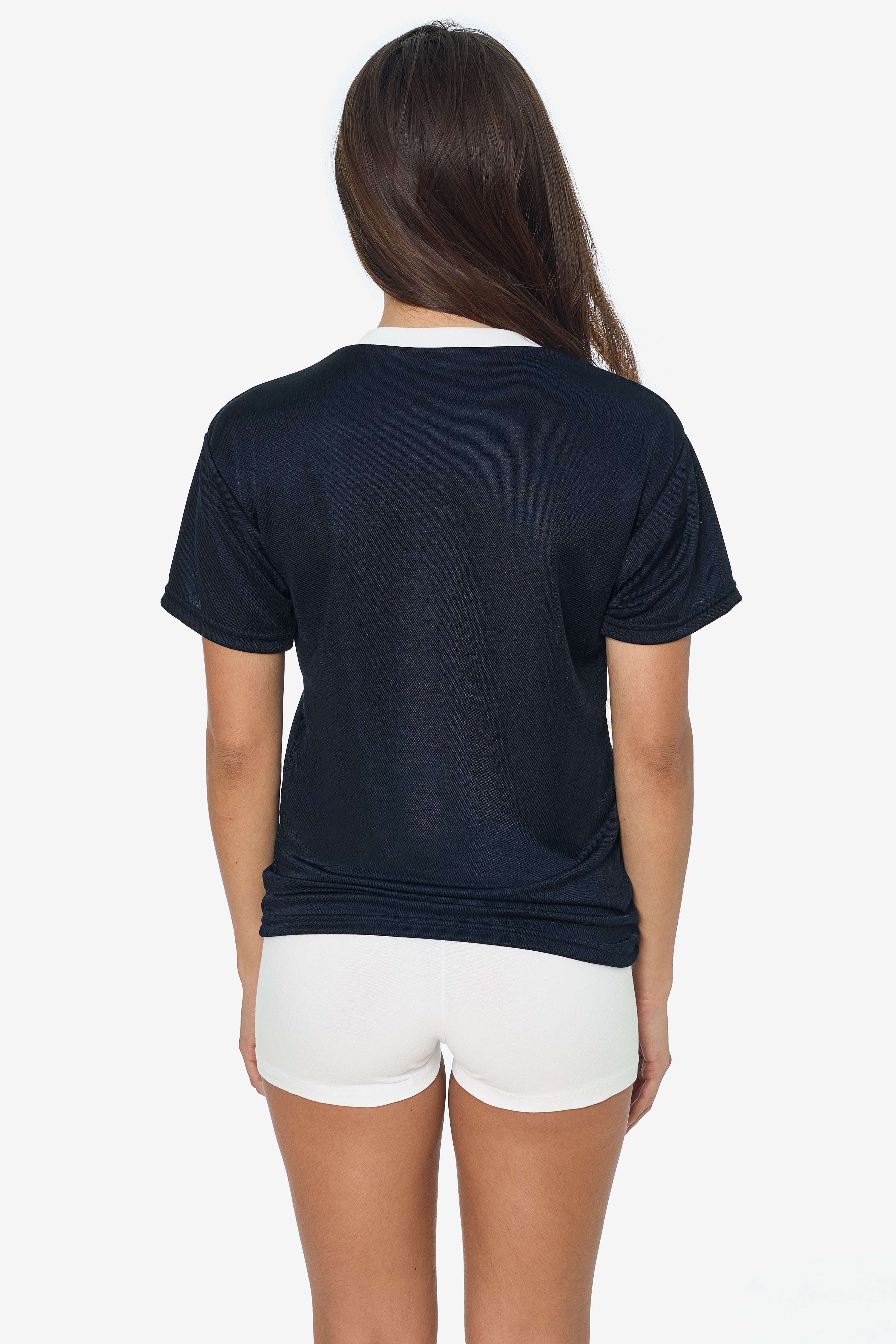 PPQ56 - Boxy Fit V-Neck Tee