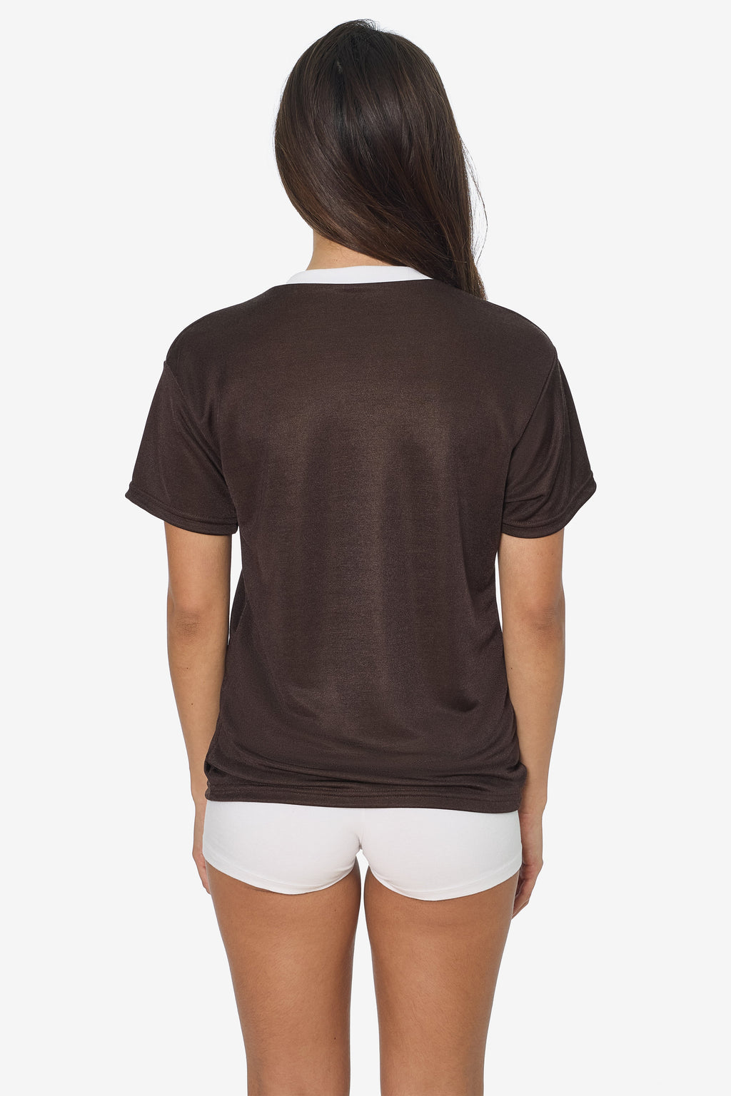 PPQ56 - Boxy Fit V-Neck Tee