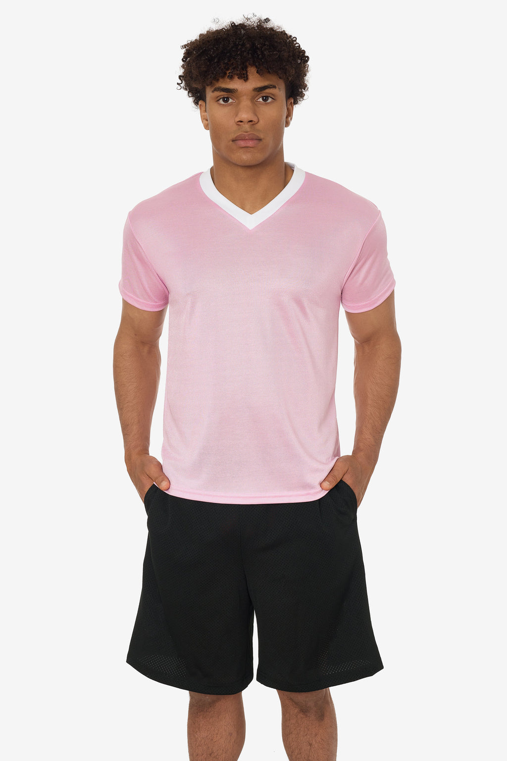 PPQ56 - Boxy Fit V-Neck Tee