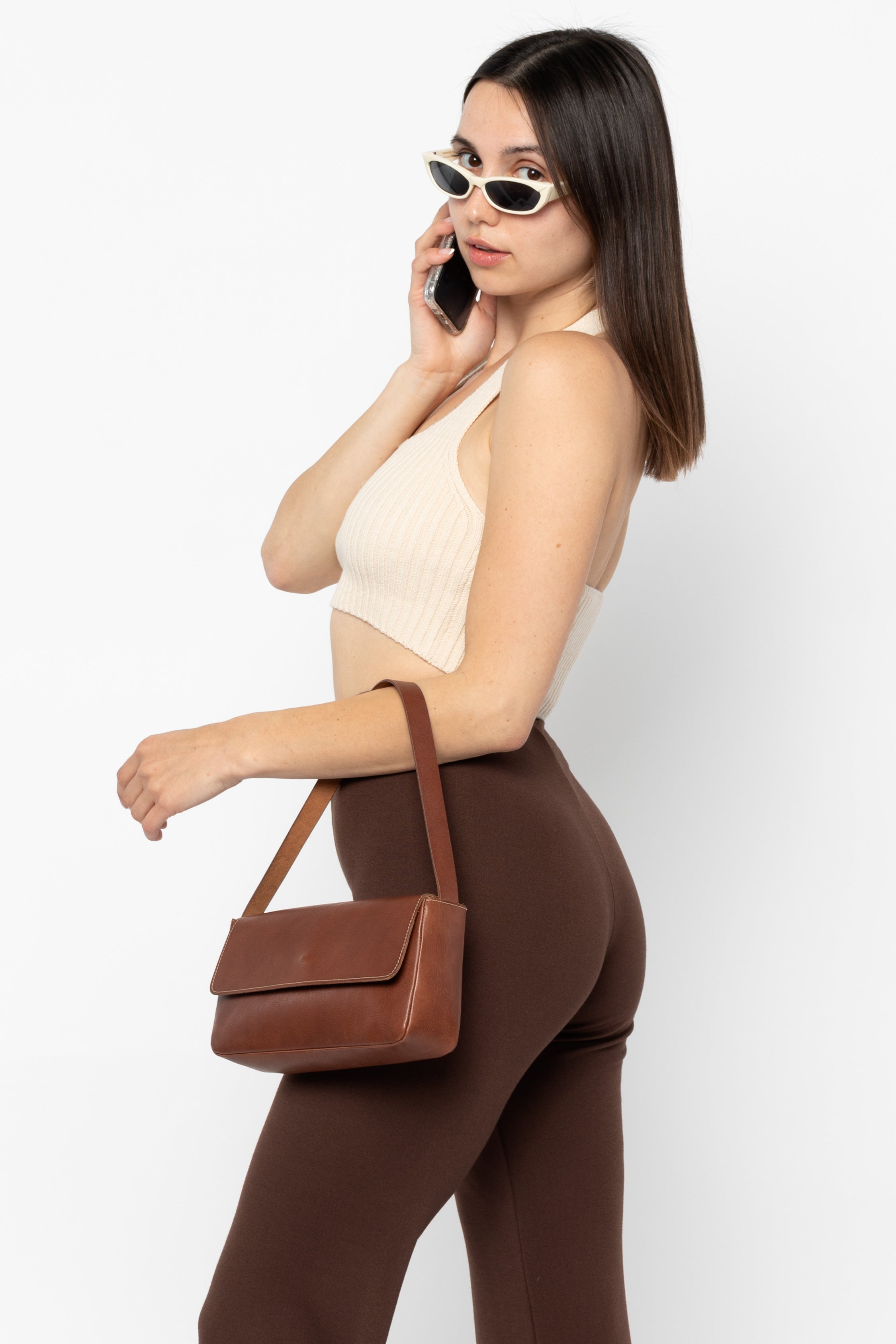RLH3431 - Classic Leather Shoulder Bag