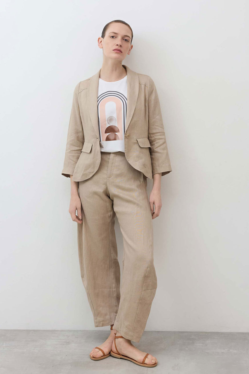 The Uptown Loose Linen Pants