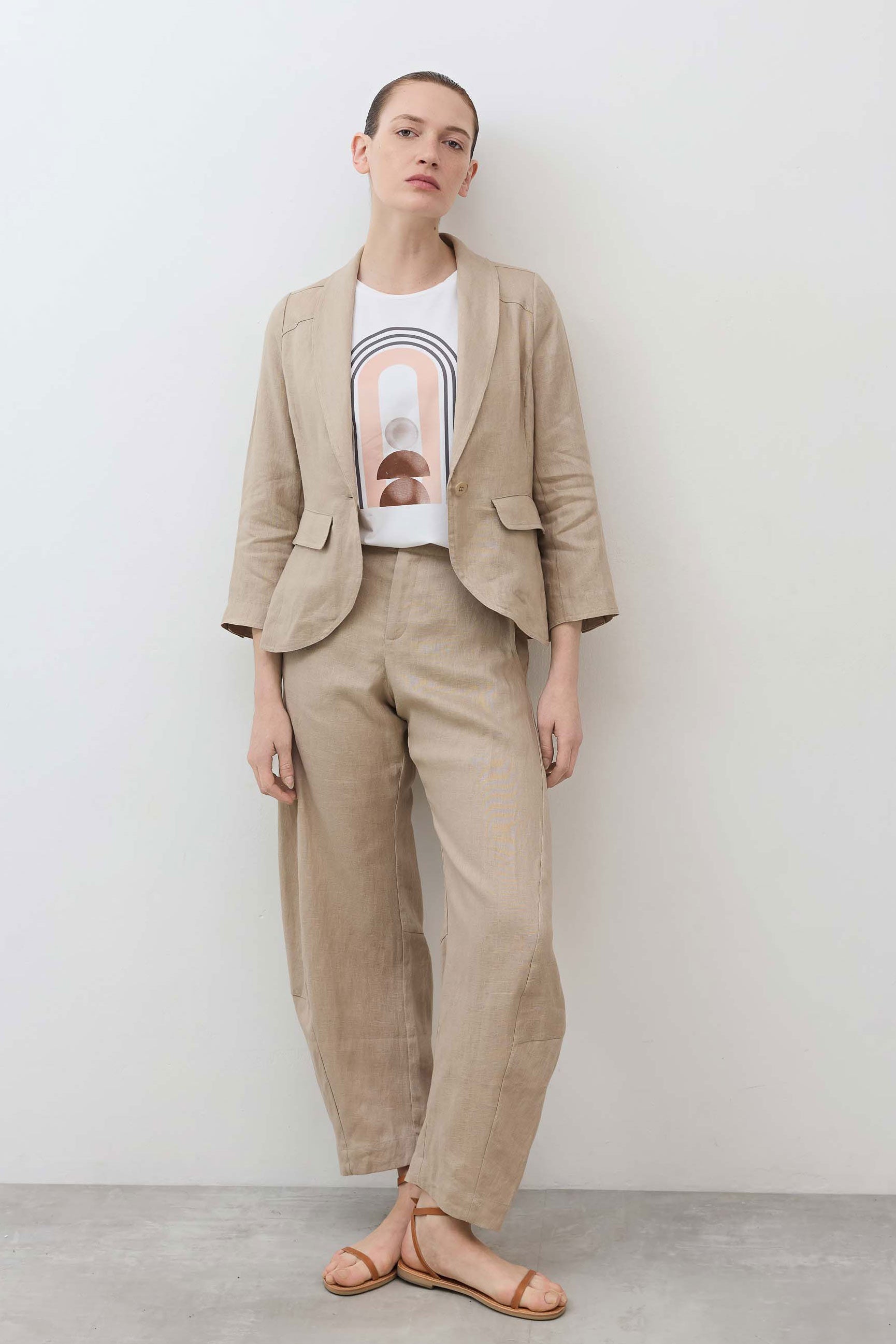 The Uptown Loose Linen Pants