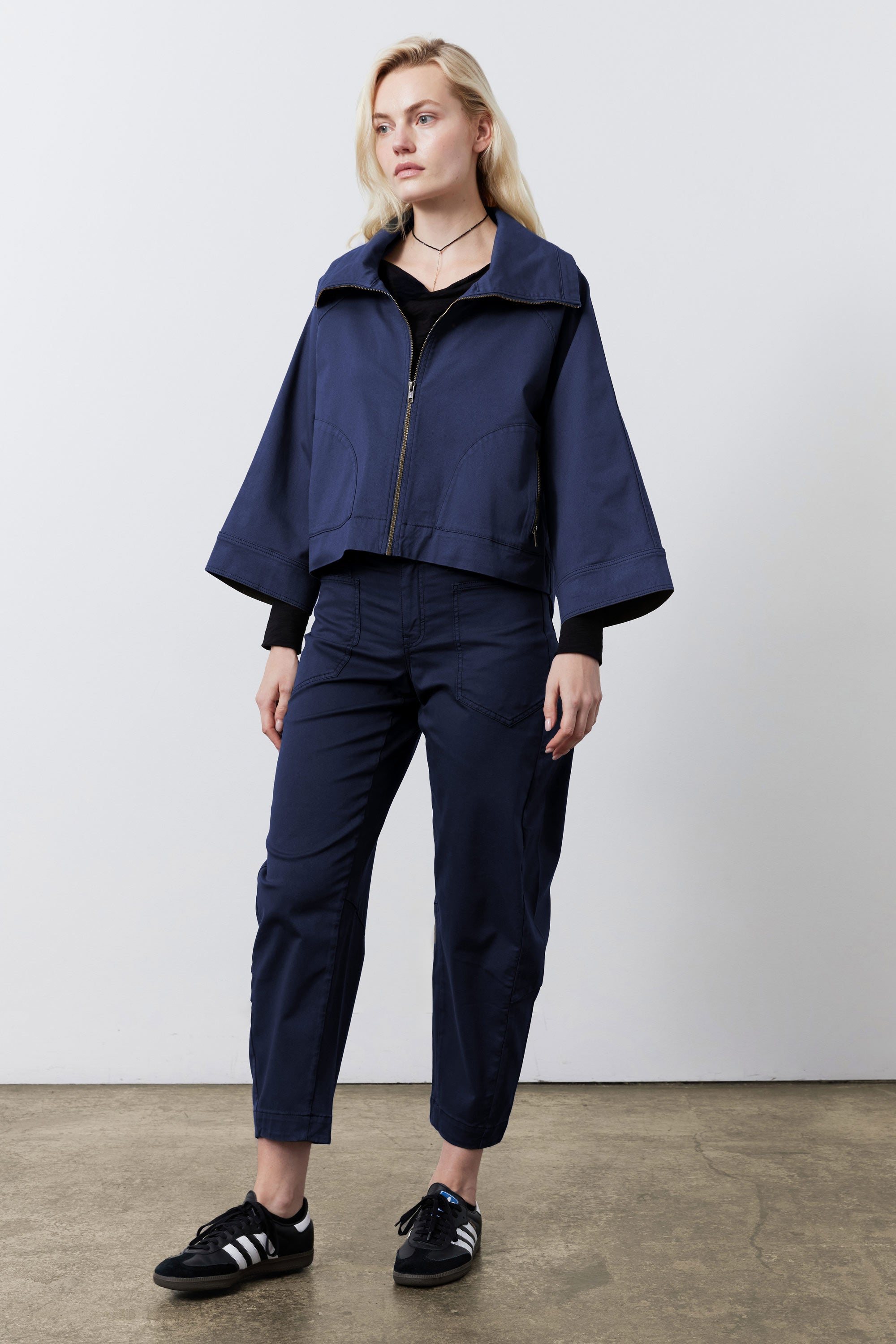 The Soft Twill Swing Jacket
