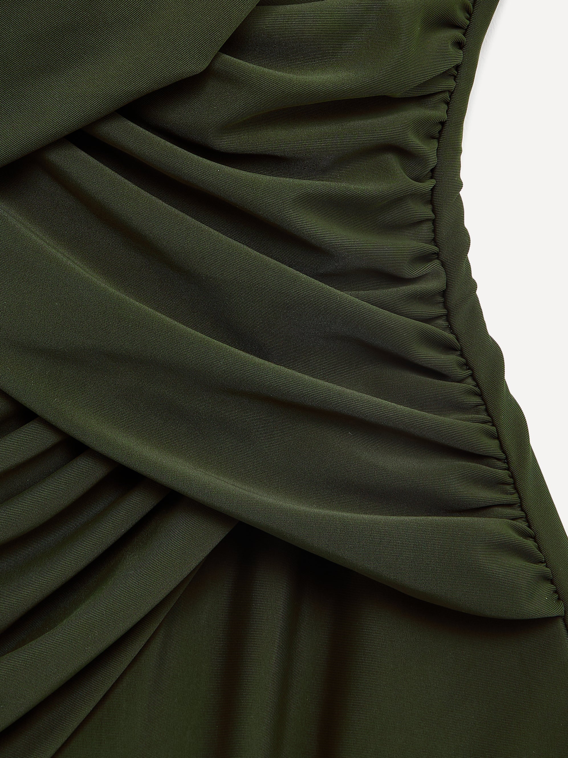 Sorrento Khaki Draped Swimsuit