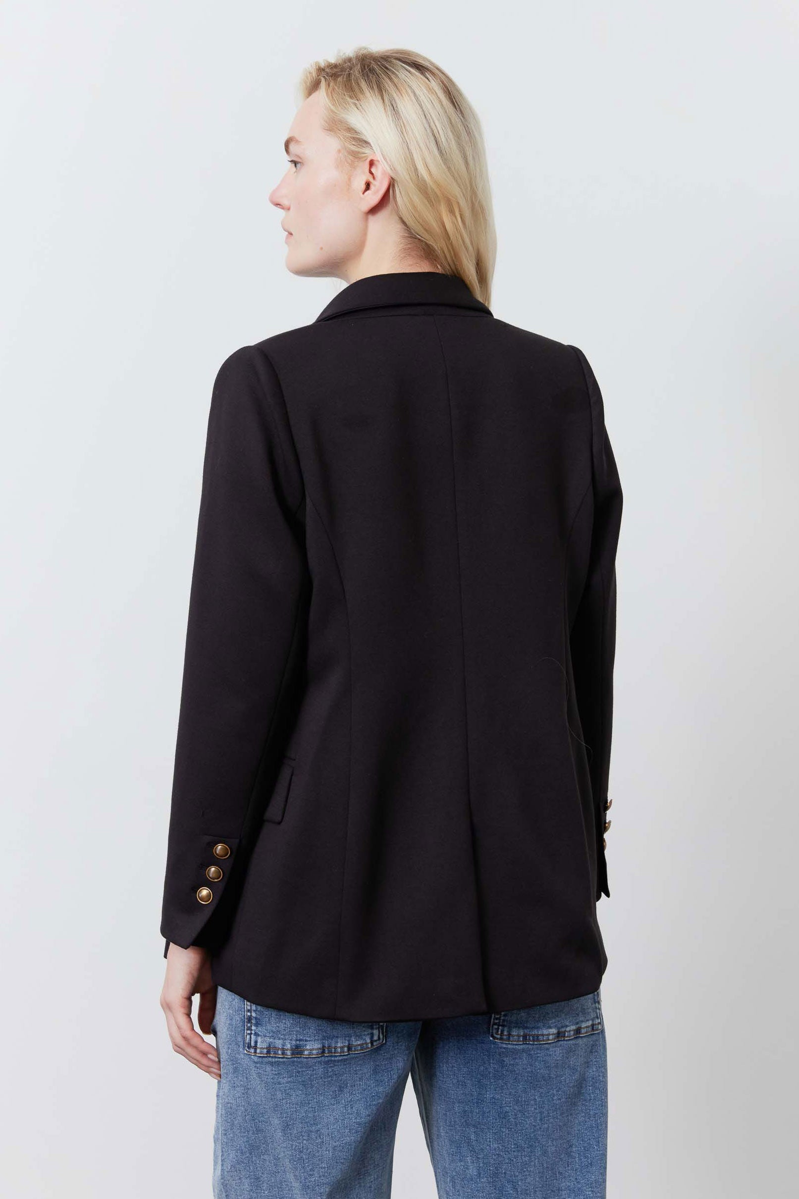 The Stretch Suit Relaxed Double Breasted Blazer