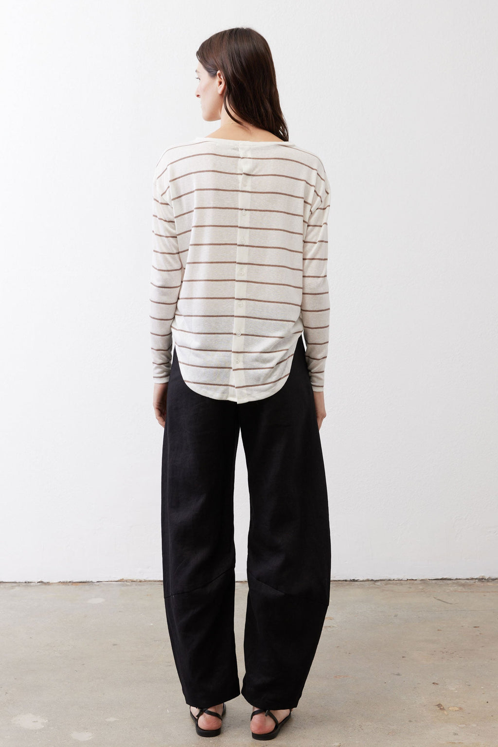 Essential Top With Buttons In The Back