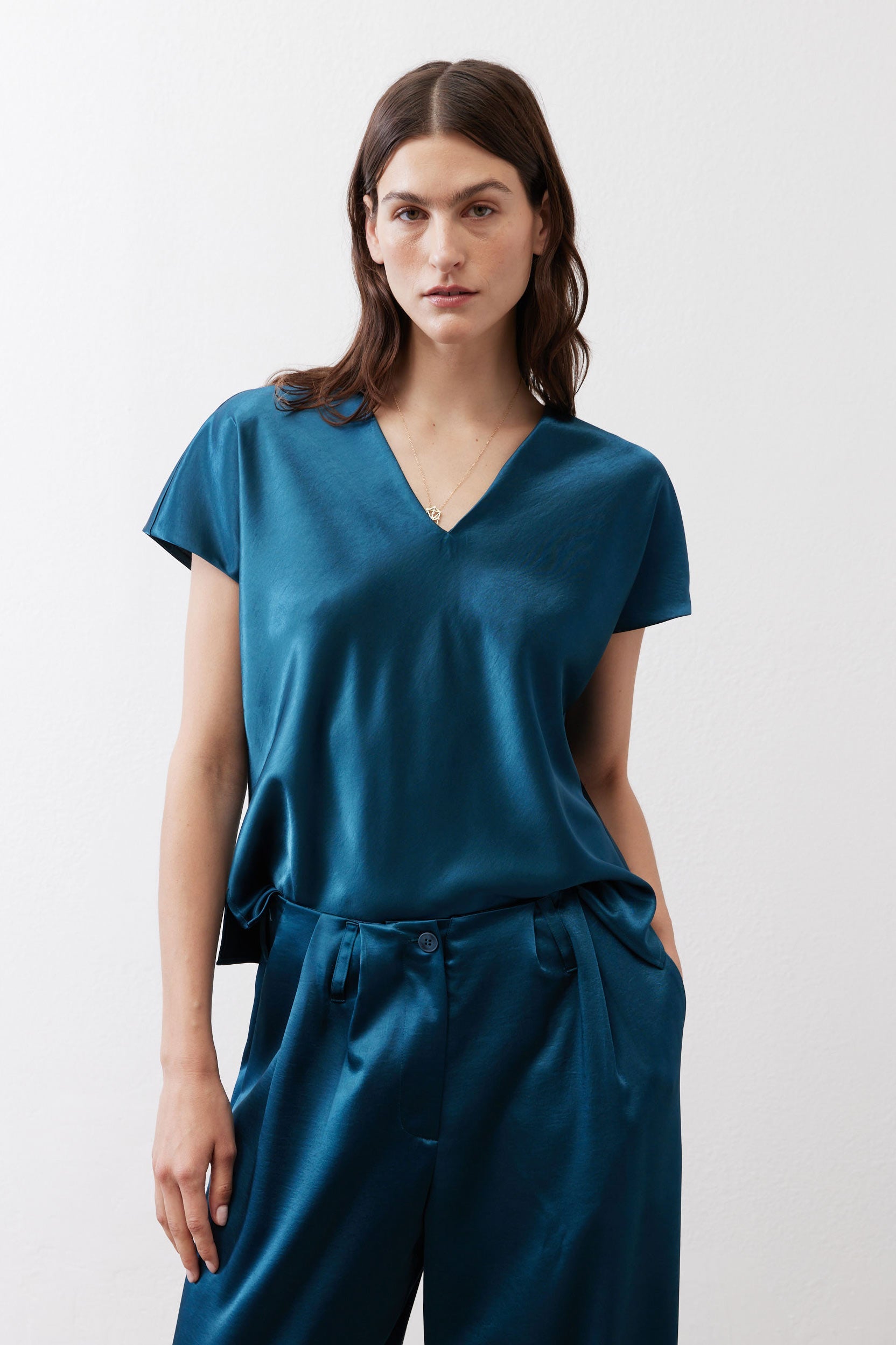 Up The Ante V-Neck Top