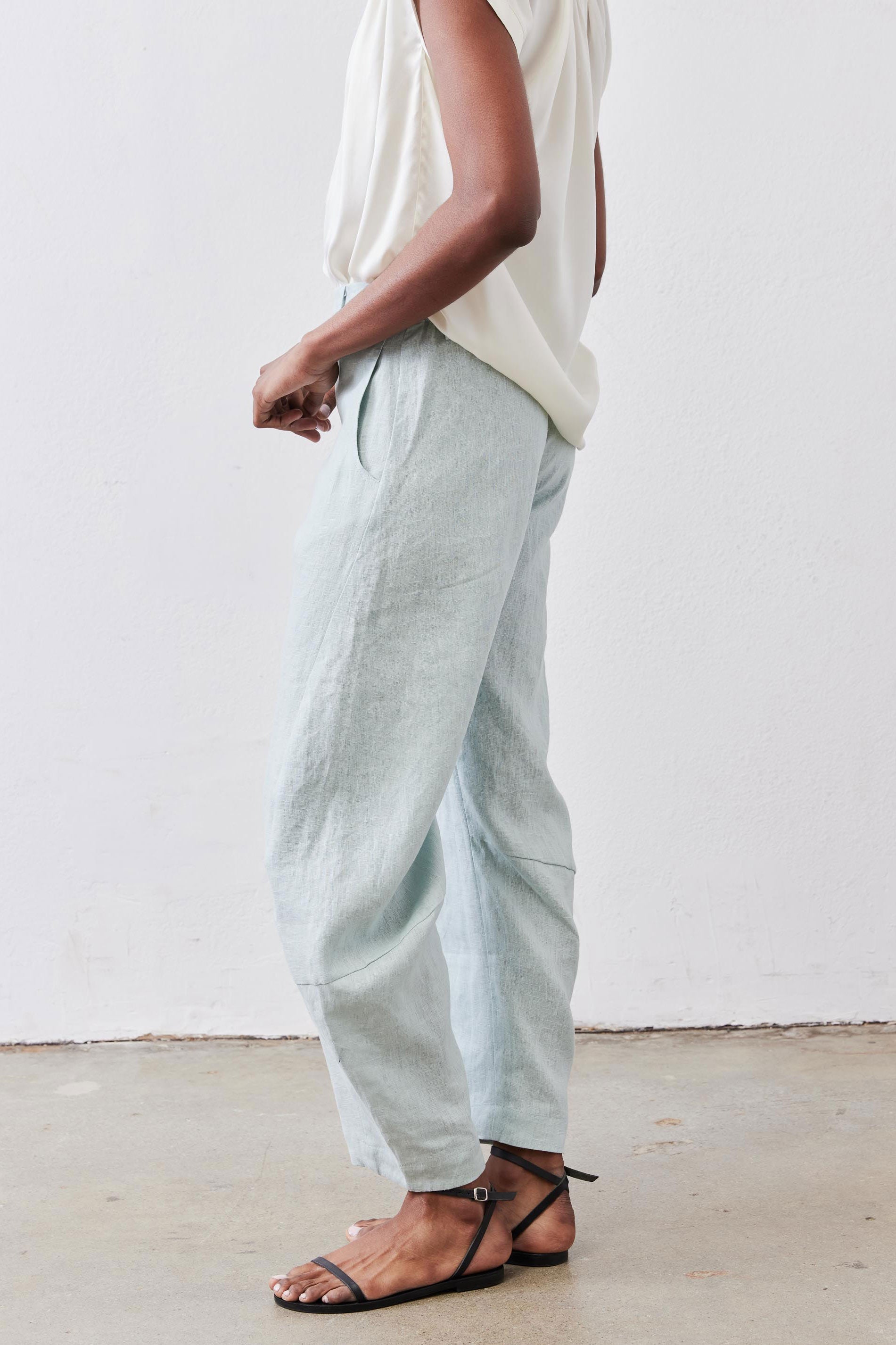 The Uptown Loose Linen Pants