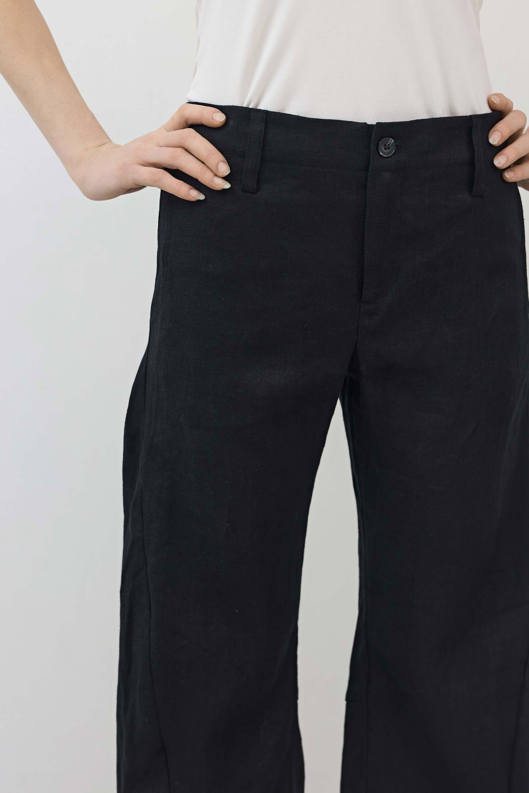 The Uptown Loose Linen Pants