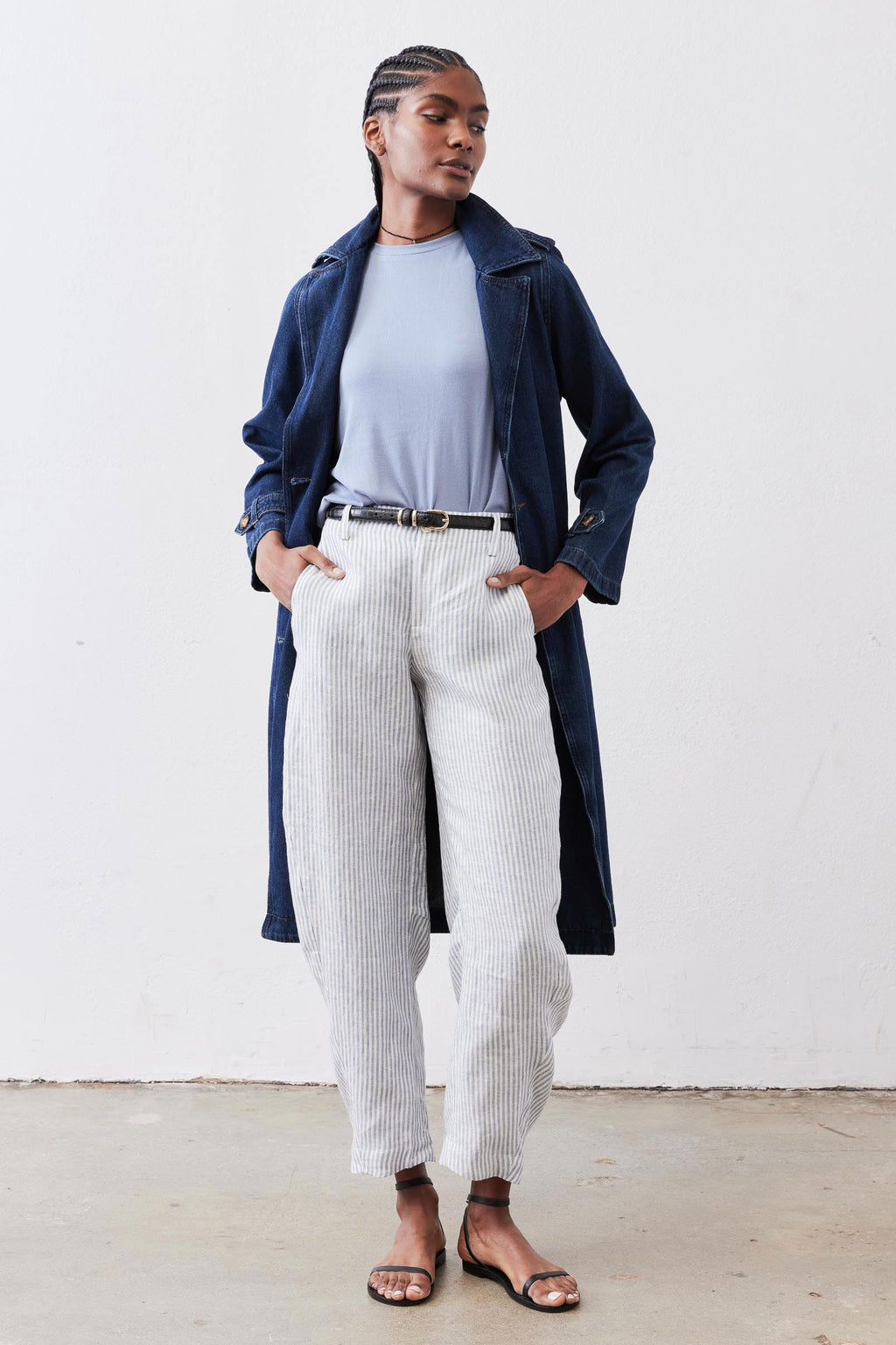 The Uptown Loose Linen Pants