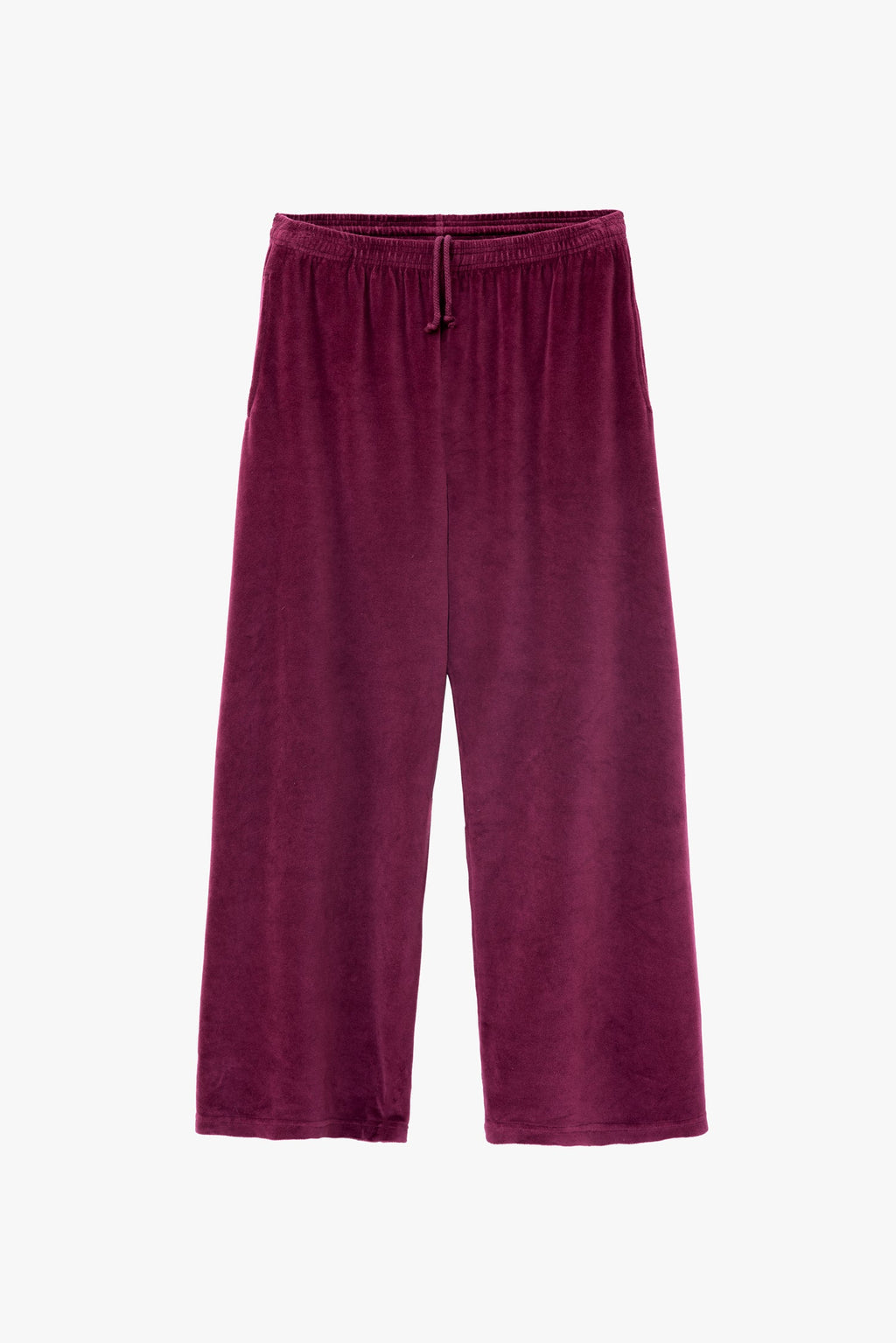 VLR445GD - Garment Dye Velour Open Bottom Sweatpants