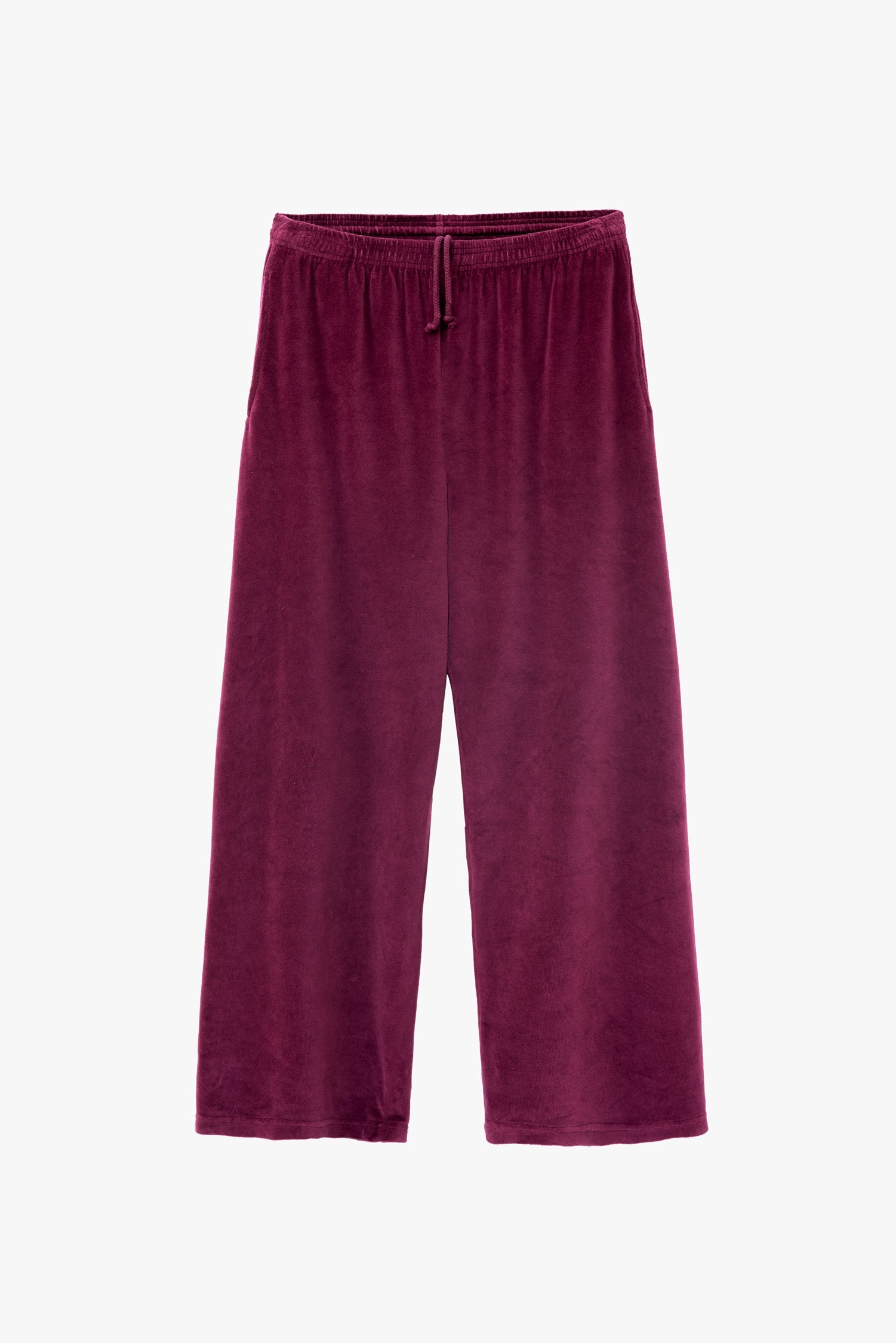 VLR445GD - Garment Dye Velour Open Bottom Sweatpants