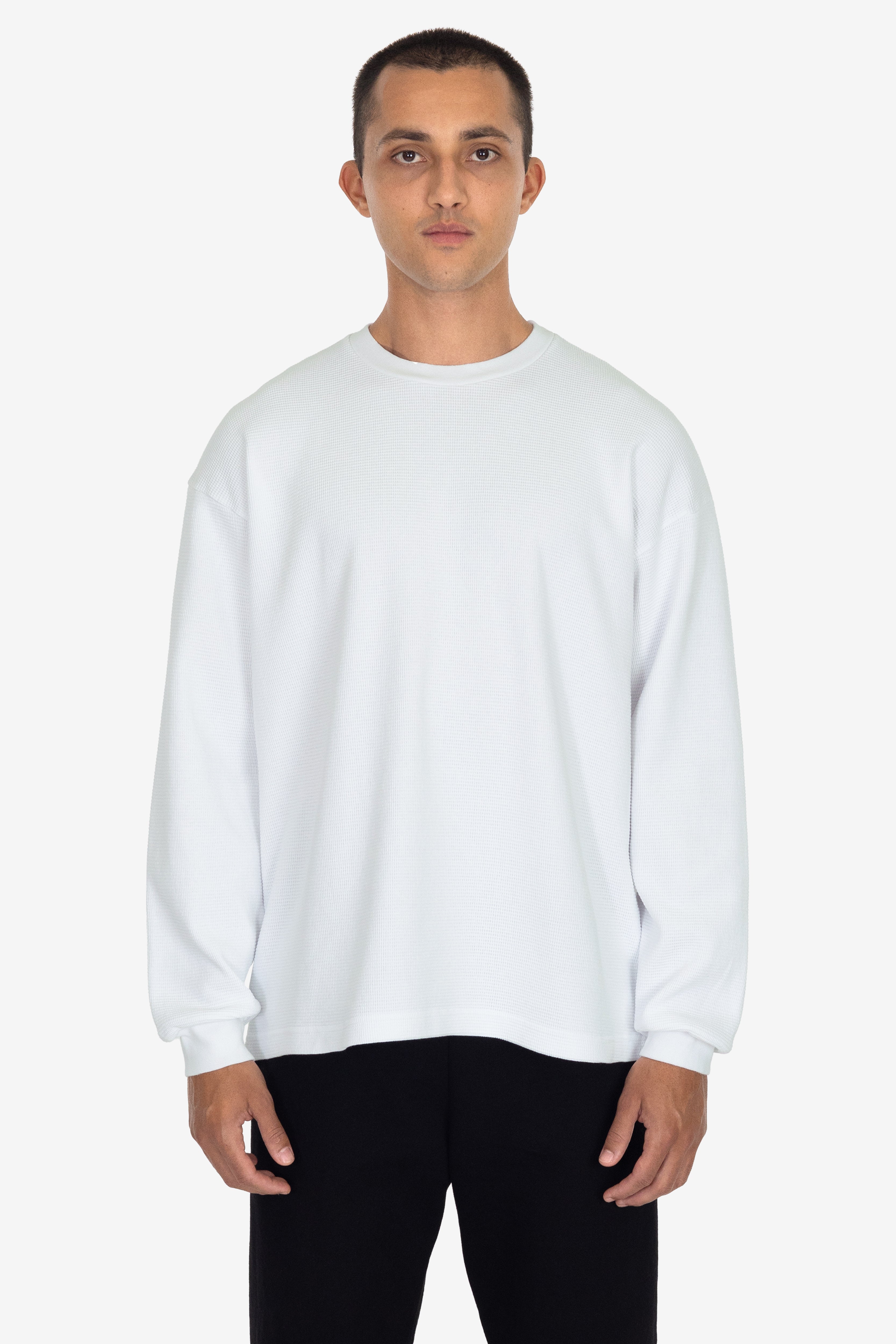 TX407GD Mix - Long Sleeve Heavy Thermal Crew Neck