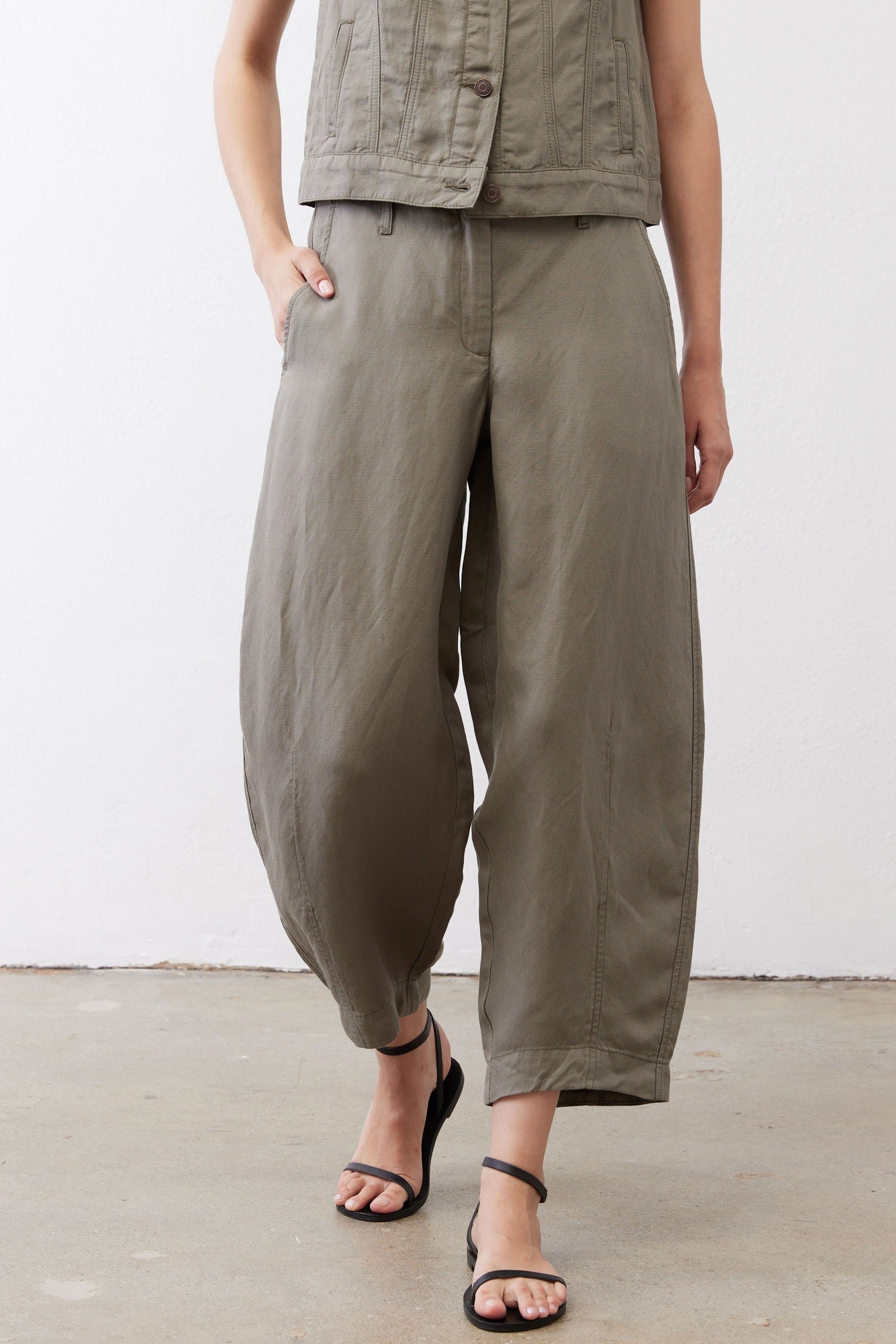 The Wide Leg Ankle Pants