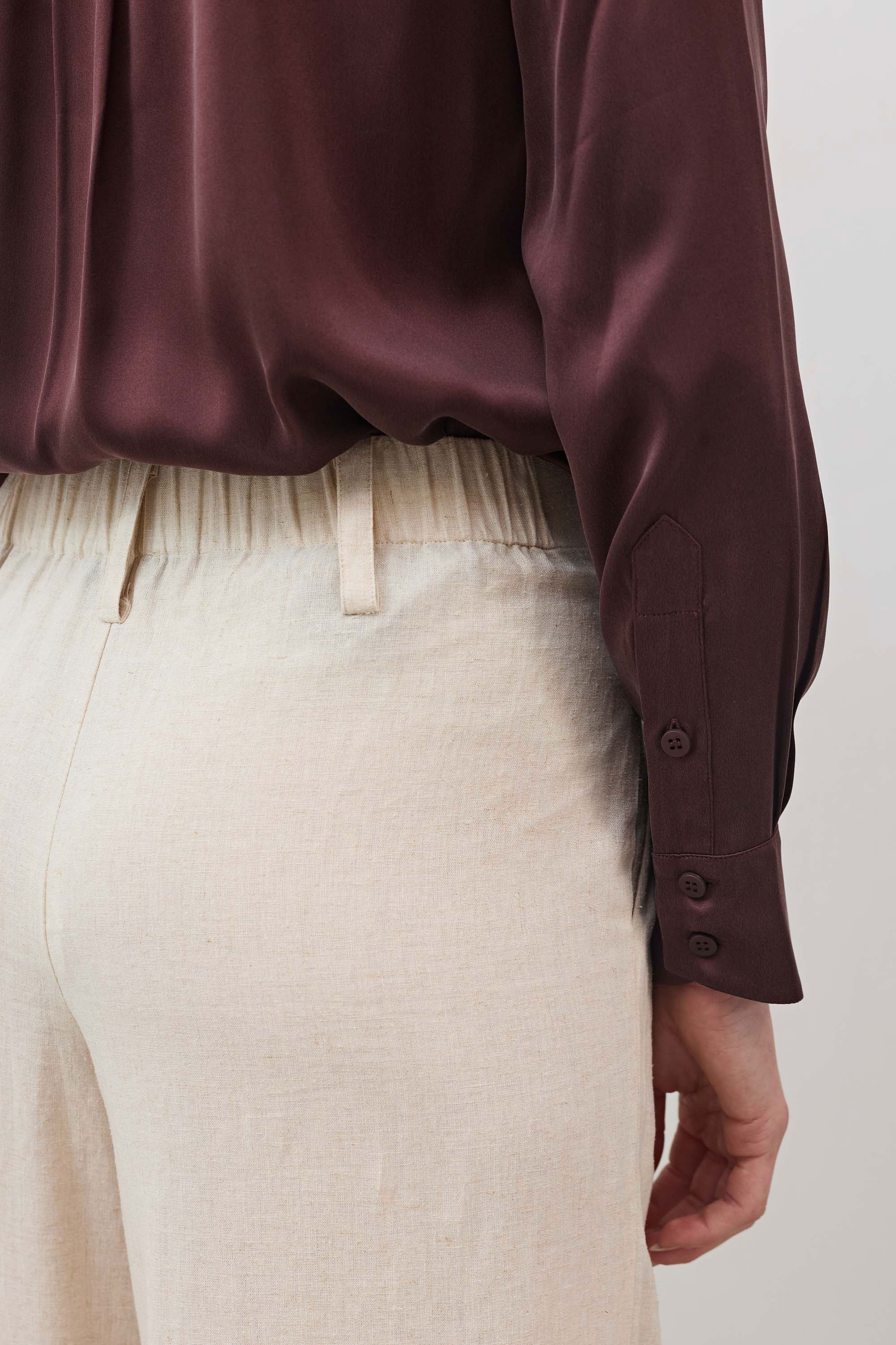 The Wide Leg Linen Trousers